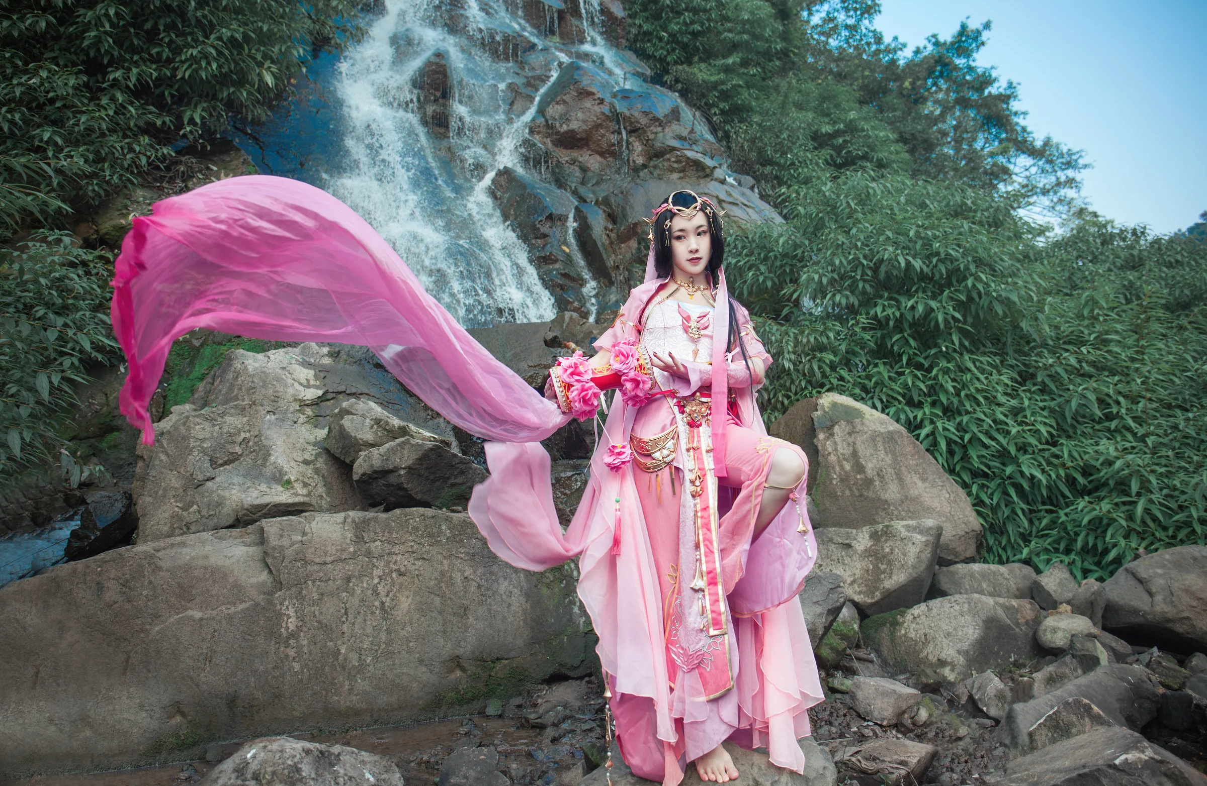 一船星月坐听香——七秀.雪河COS写真