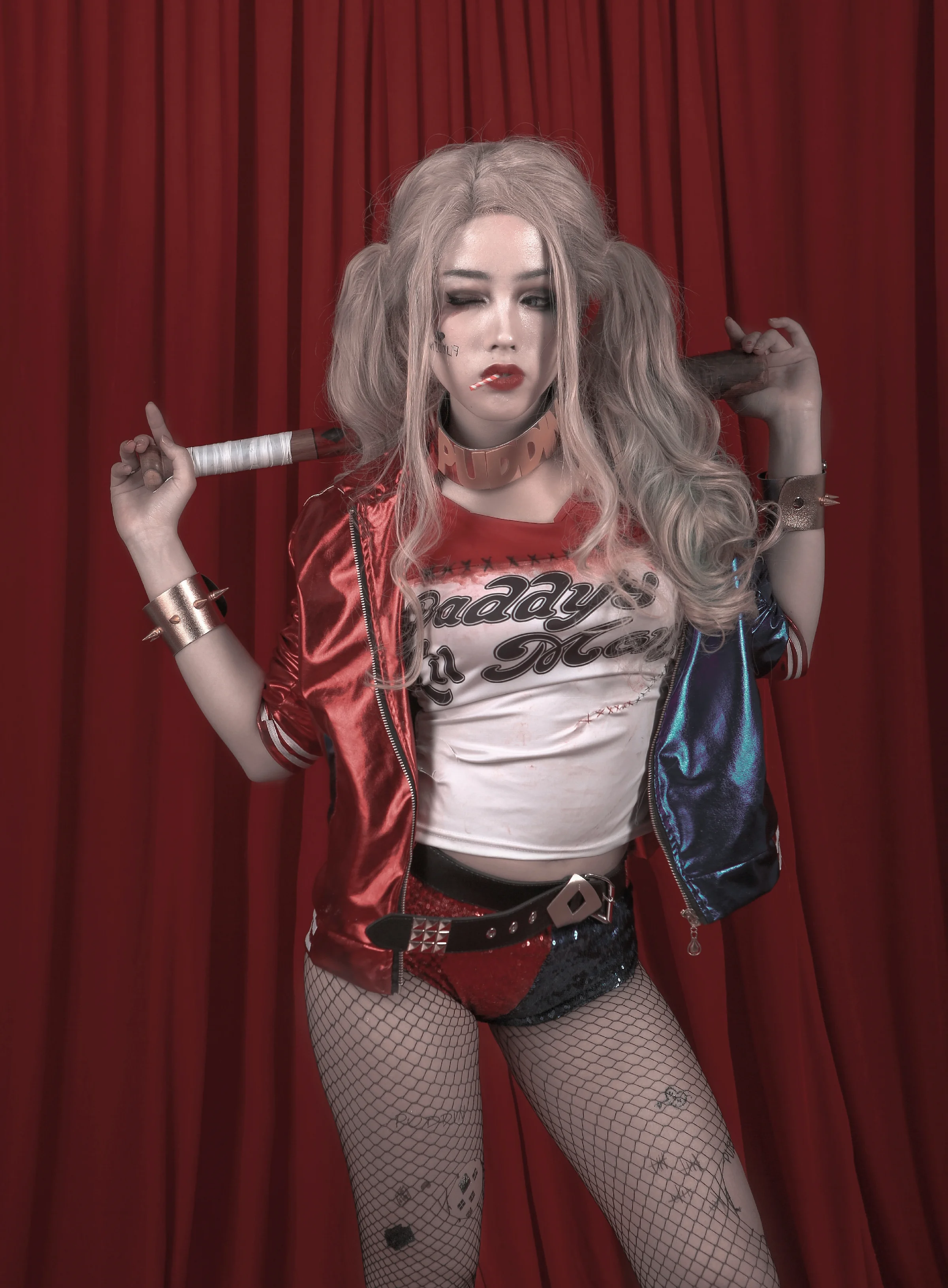 【COS写真】Harley Quinn哈莉奎茵小丑女COS写真