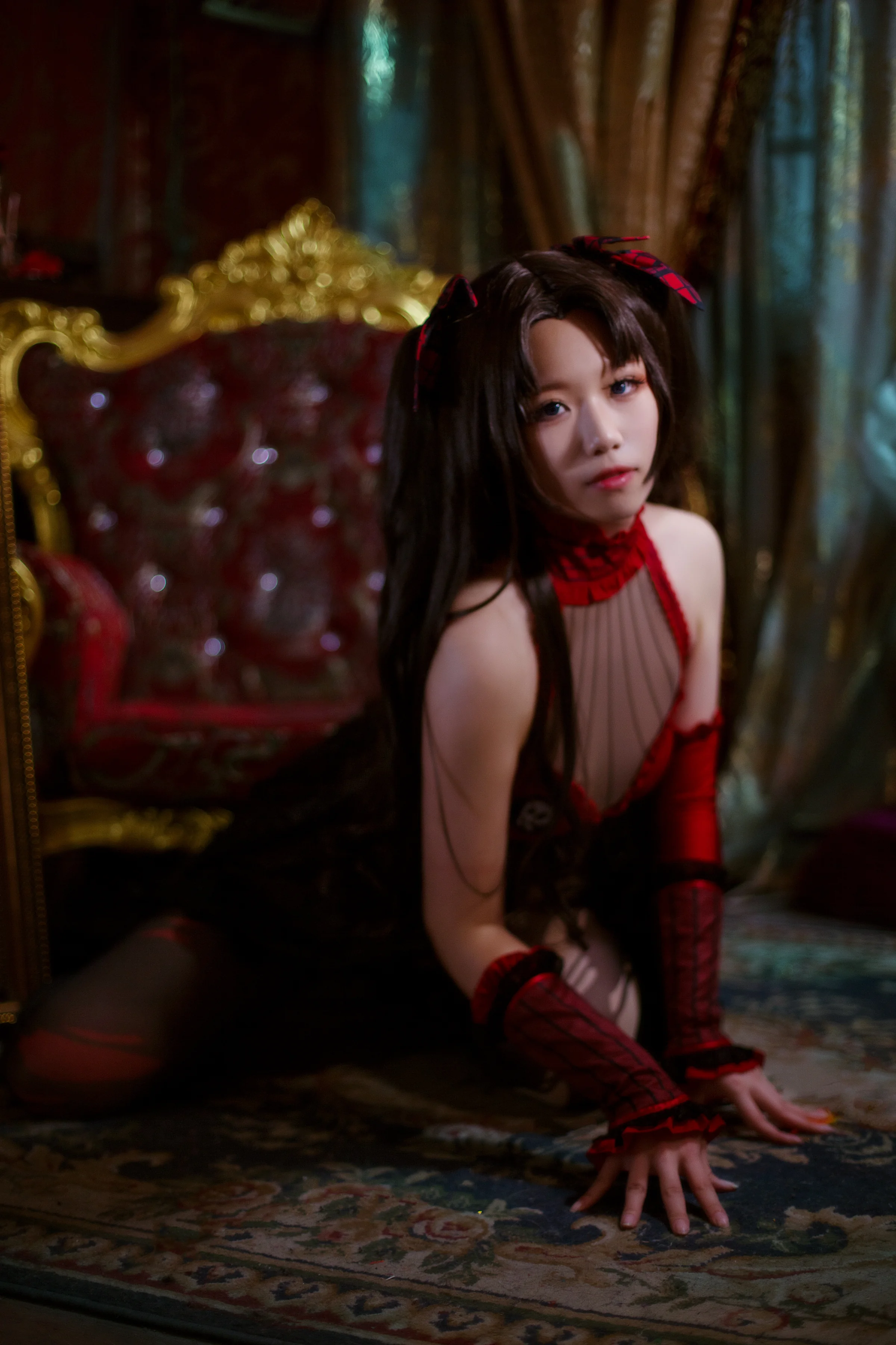 FATE 远坂凛COS写真 月之女王