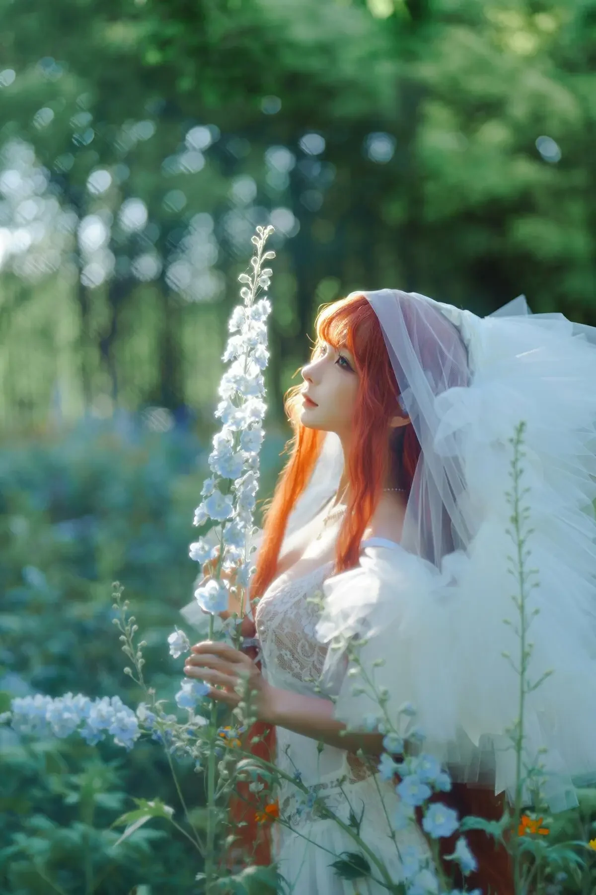 蠢沫沫 – 《花丛婚纱》｜高清图片集