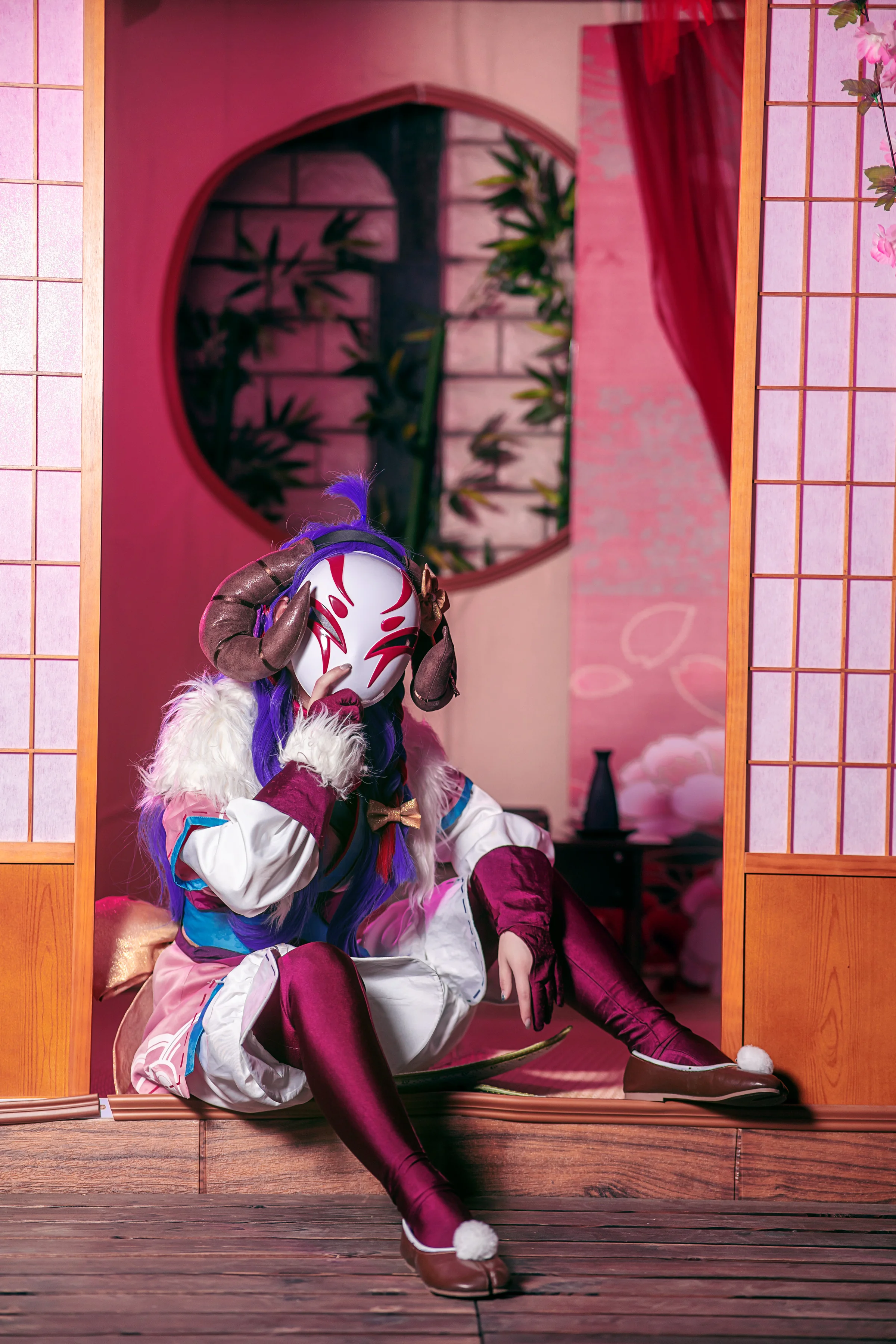 英雄联盟LOL 灵魂莲华阿狸COS写真