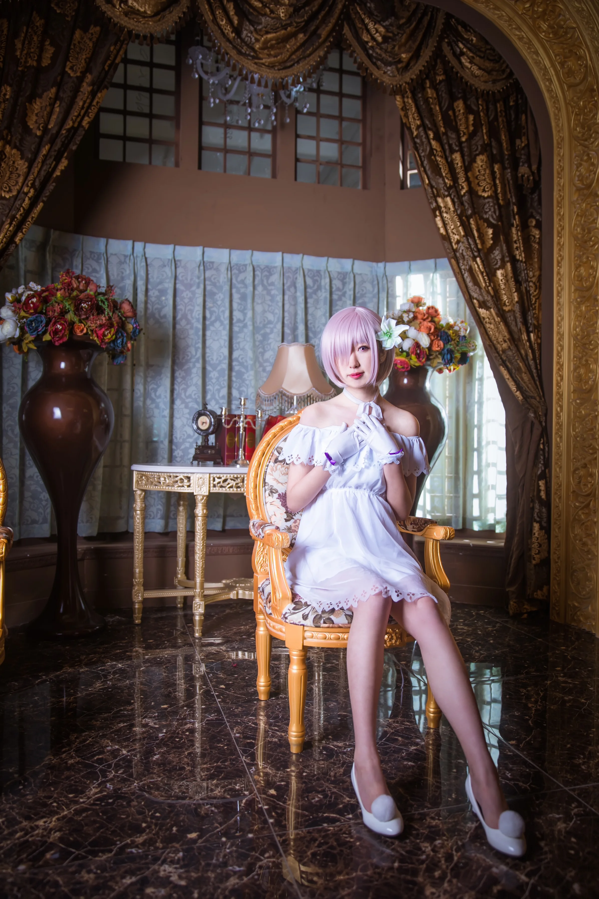 Fate/Grand Order玛修两周年礼装COS写真