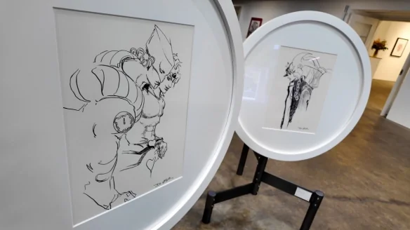 荒木飞吕彦举办JOJO立体艺术展！创新技法引网友热议｜高清图片集