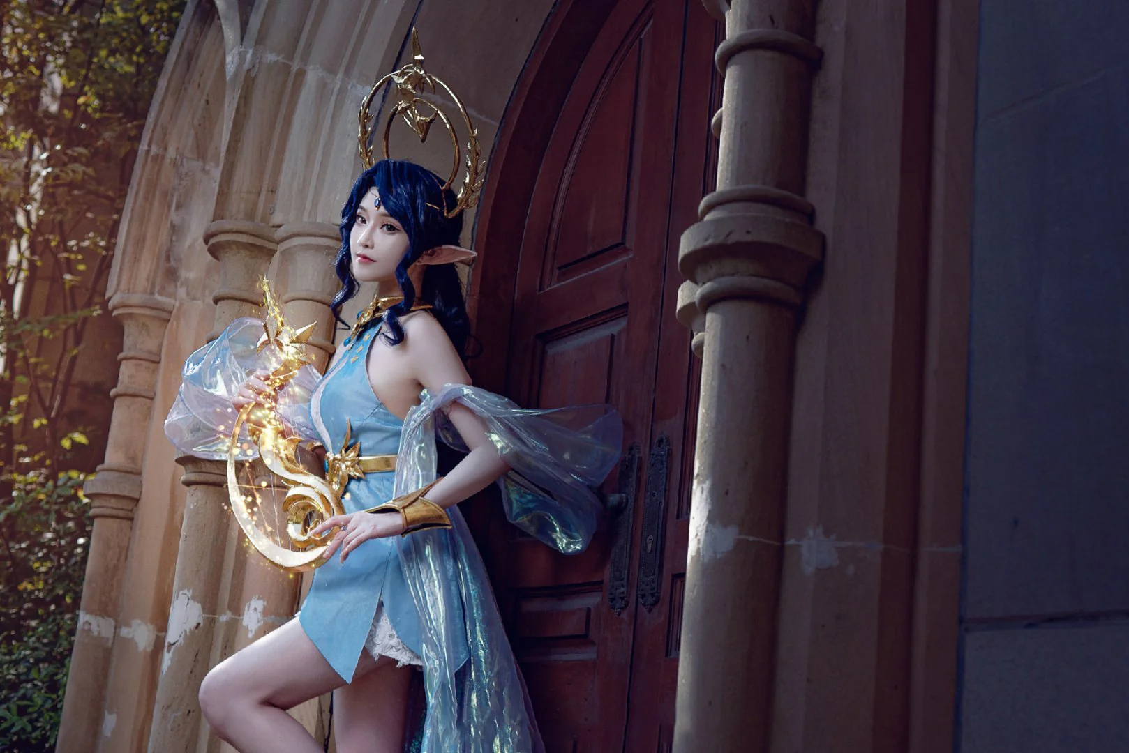 魔灵时代 月光女神COS写真