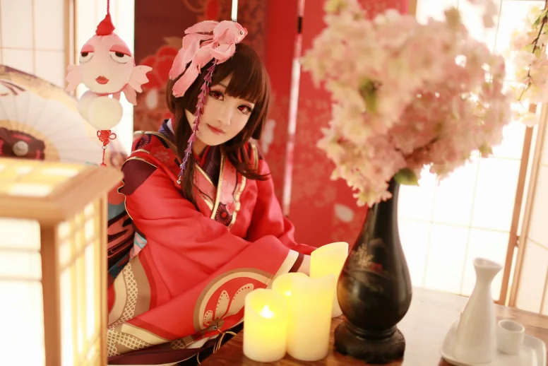 阴阳师 神乐COS写真，喜欢吗？