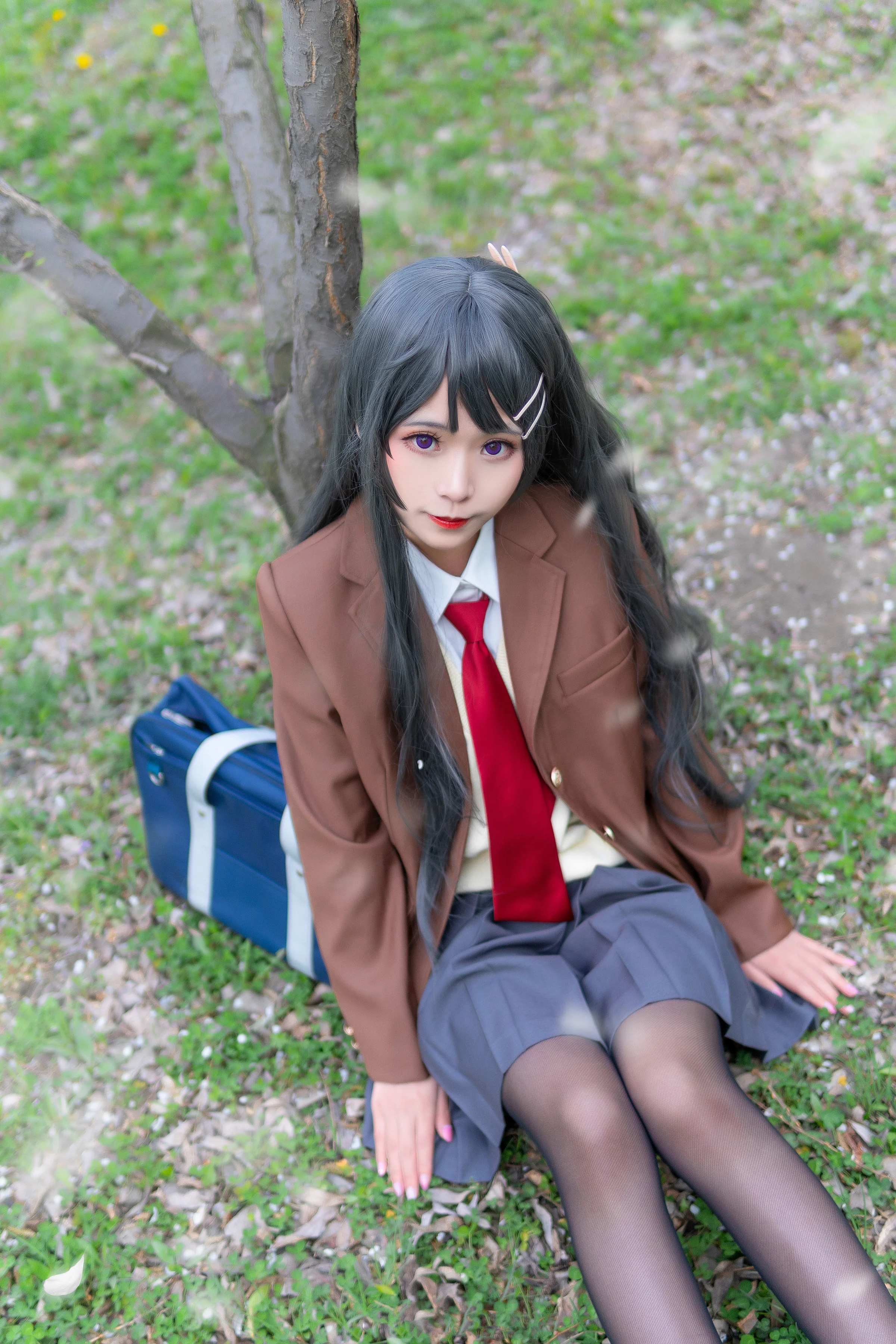 《青春期猪头少年不会梦到兔女郎学姐》樱岛麻衣COS写真
