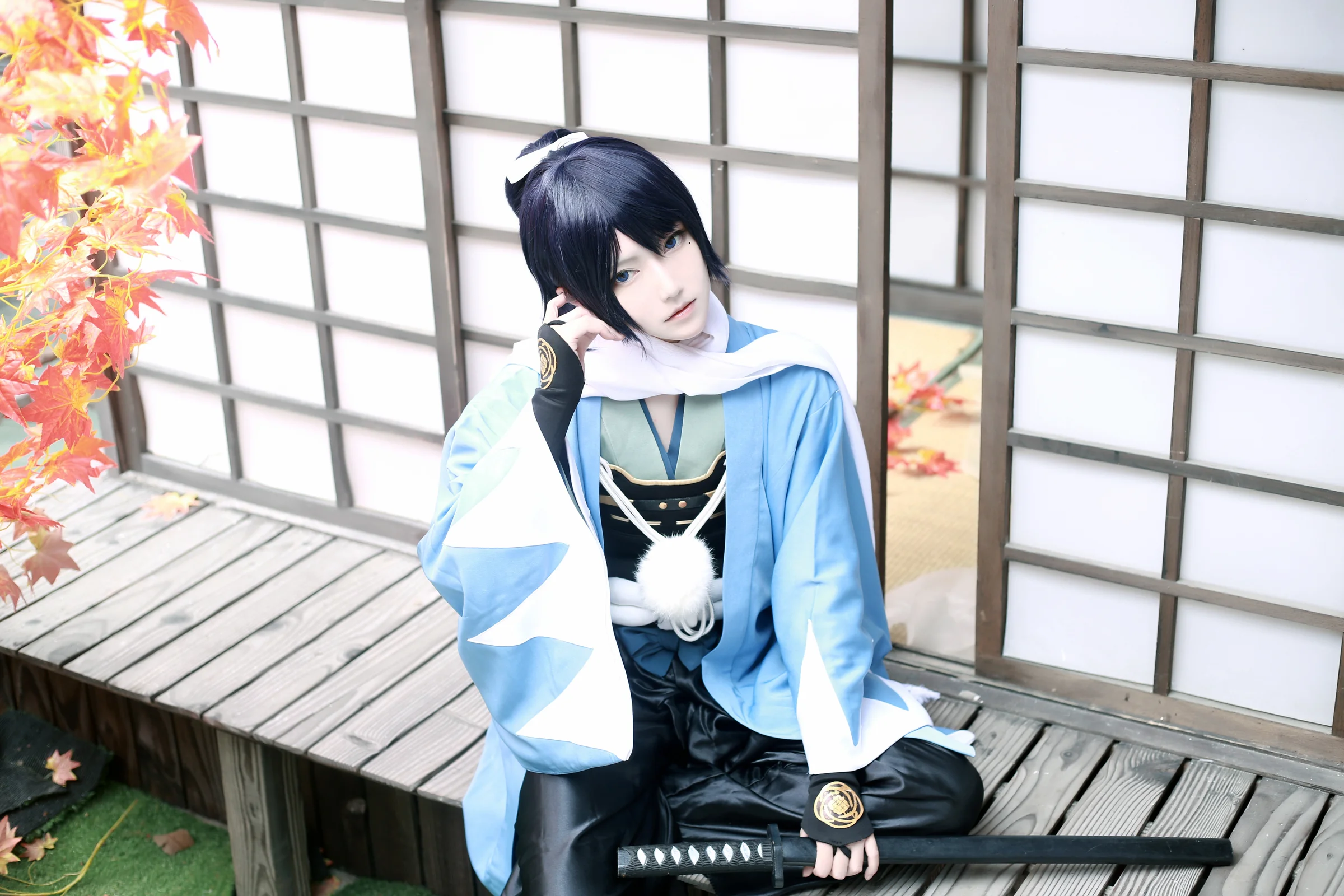 刀剑乱舞大和守安定COS写真