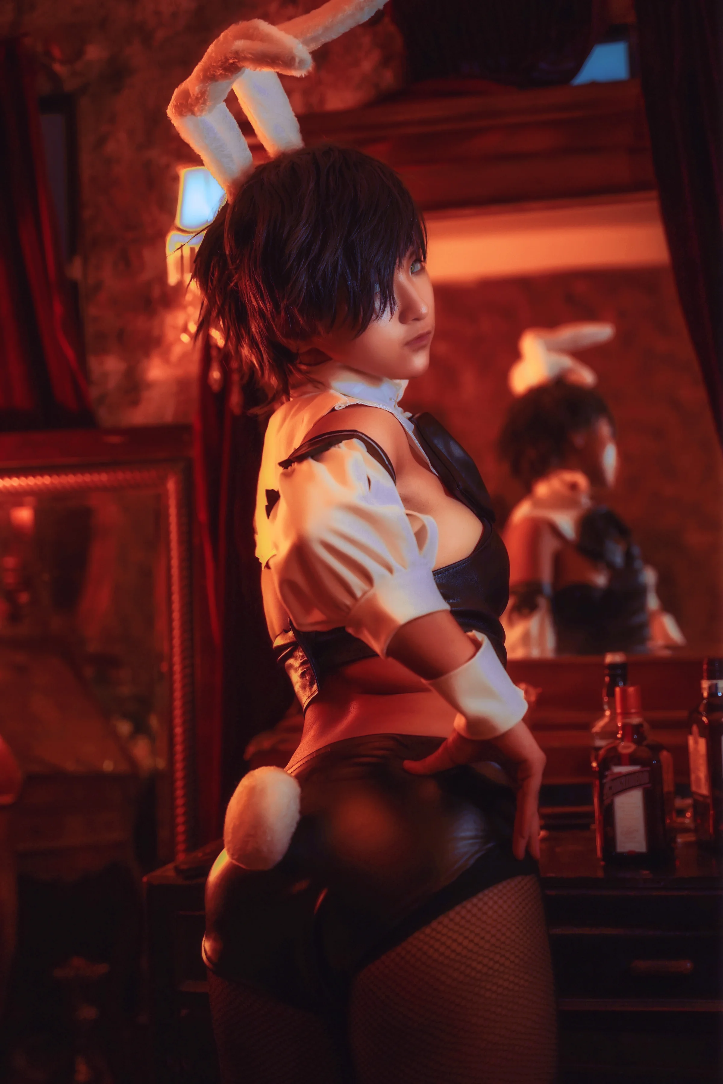 FF14/最终幻想14 兔男郎COS写真