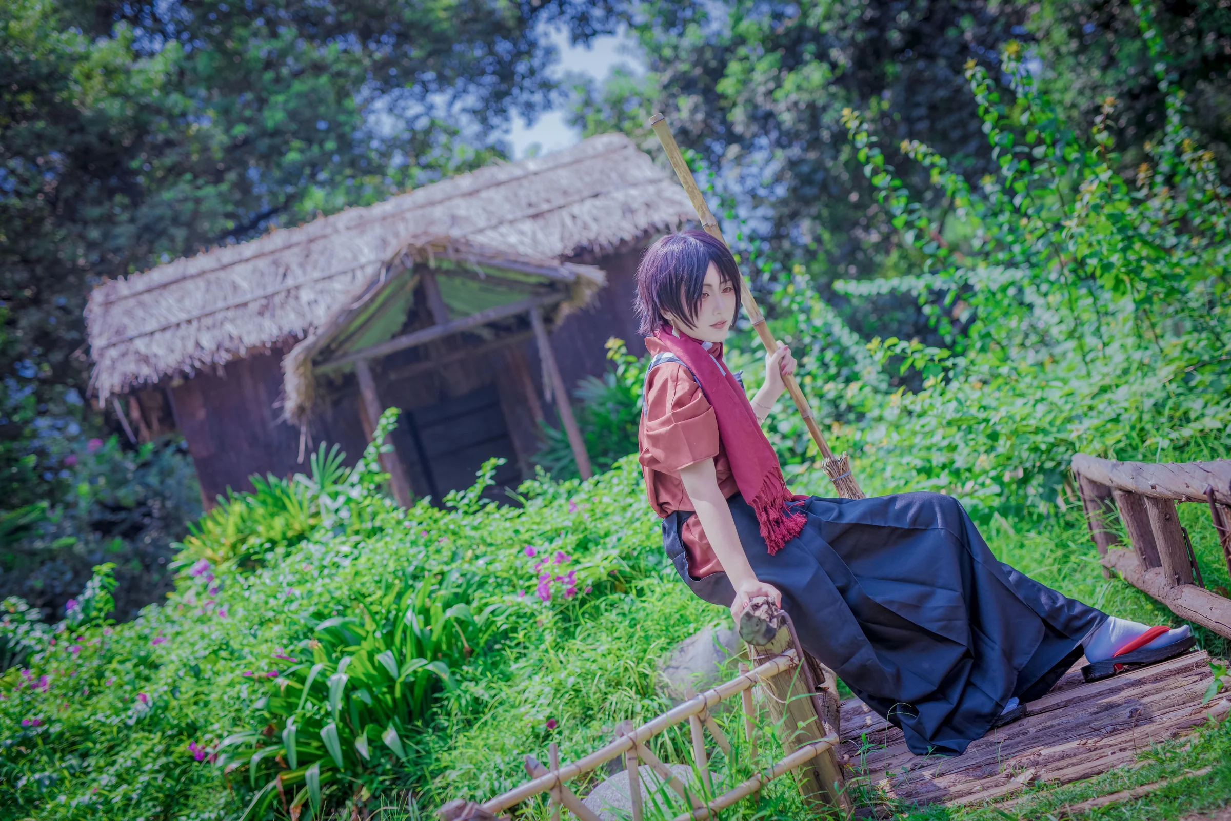 刀剑乱舞加州清光COS写真