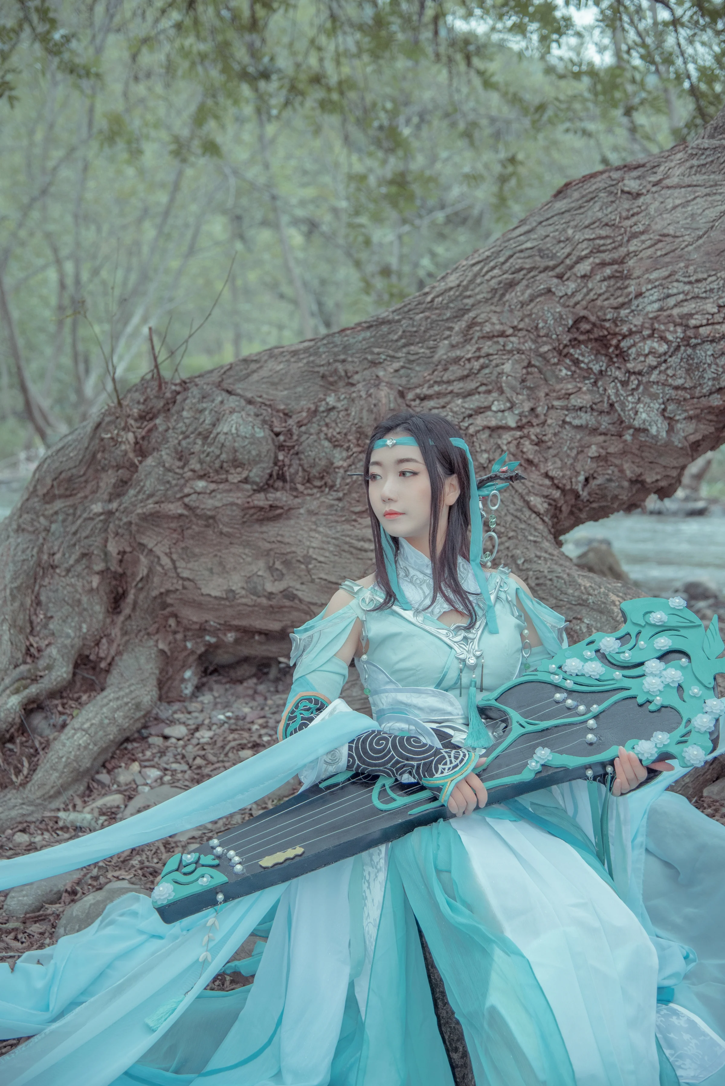 剑网3雪河琴娘COS写真