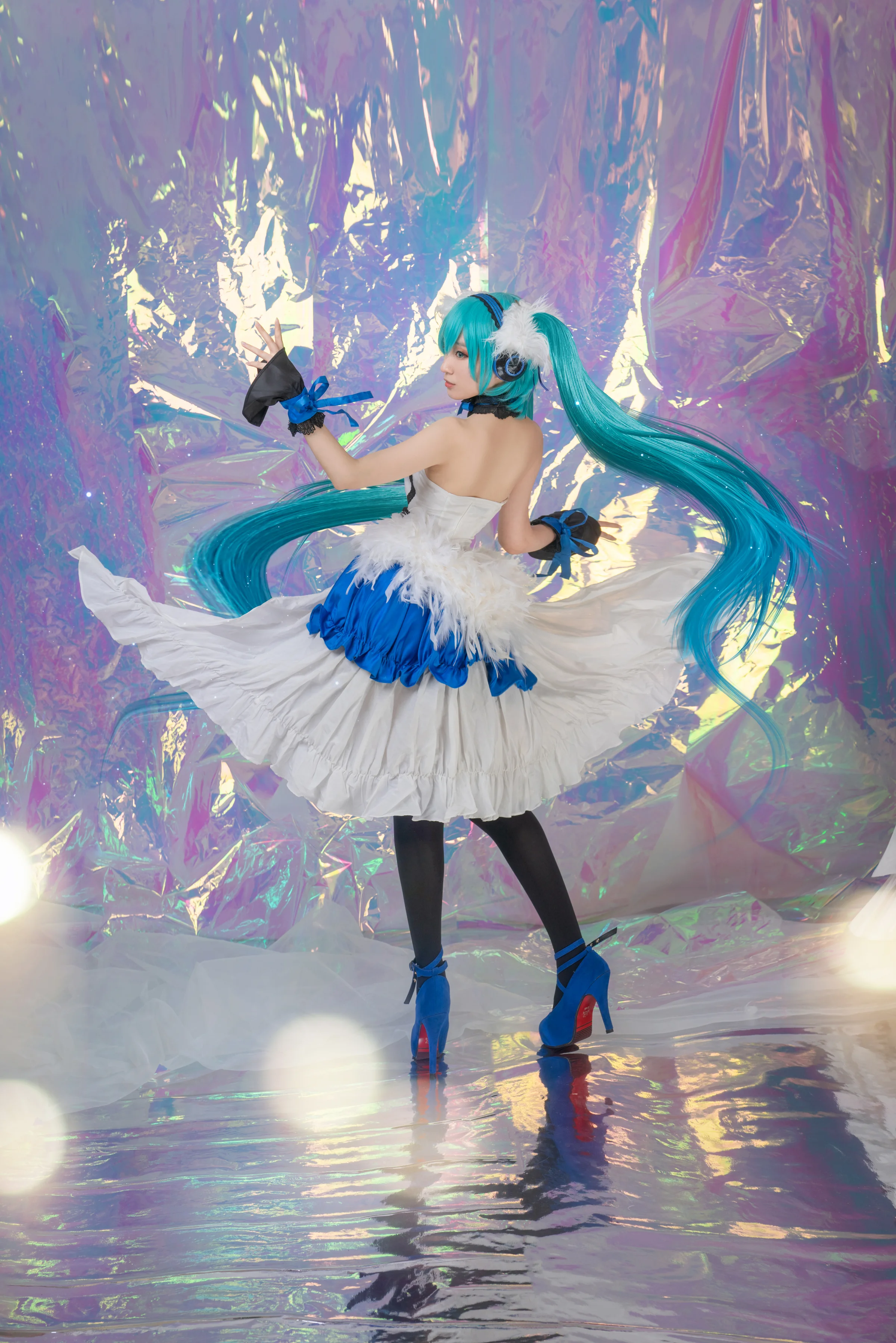VOCALOID初音未来第七龙神miku联动COS写真