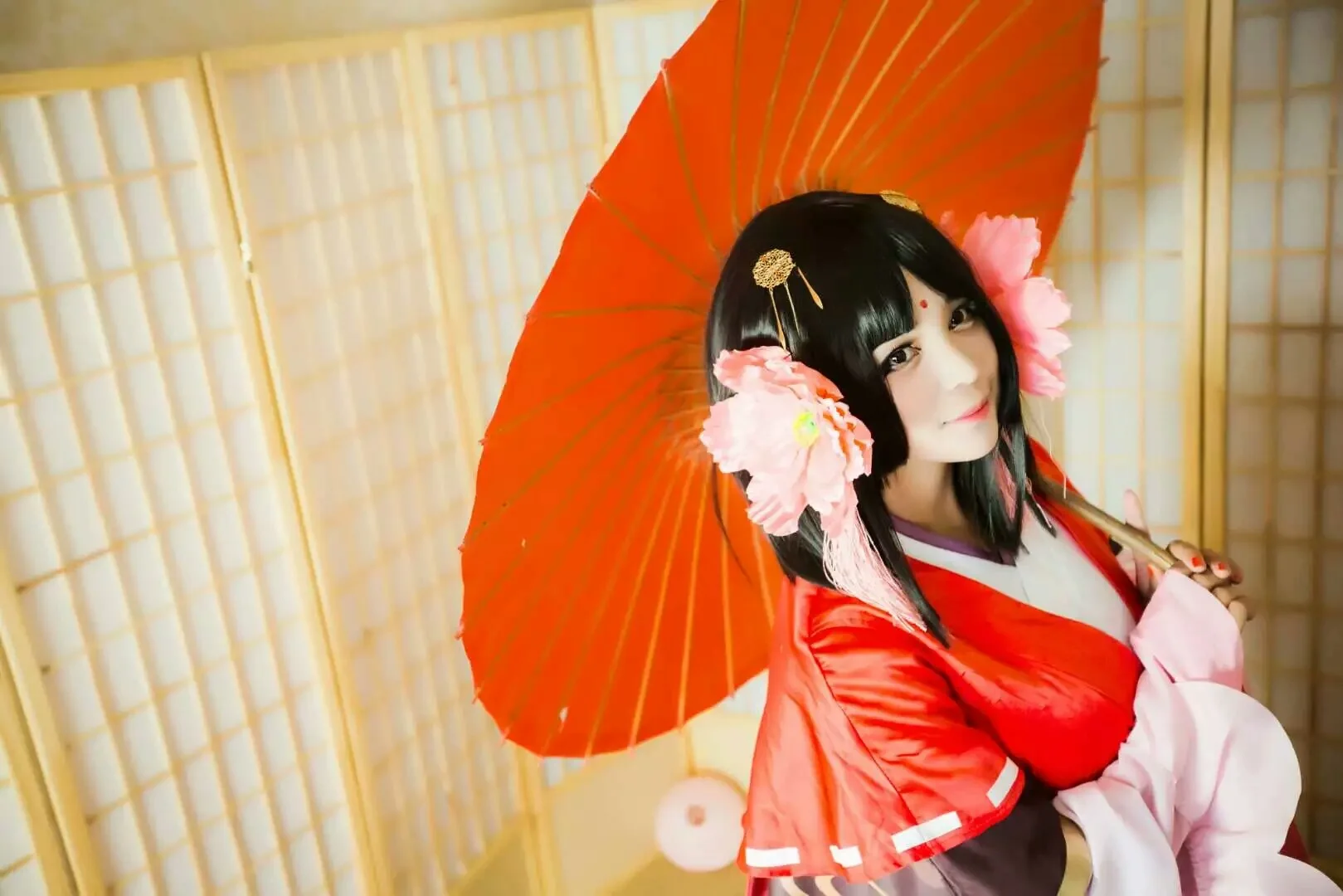 阴阳师――樱花妖COS写真