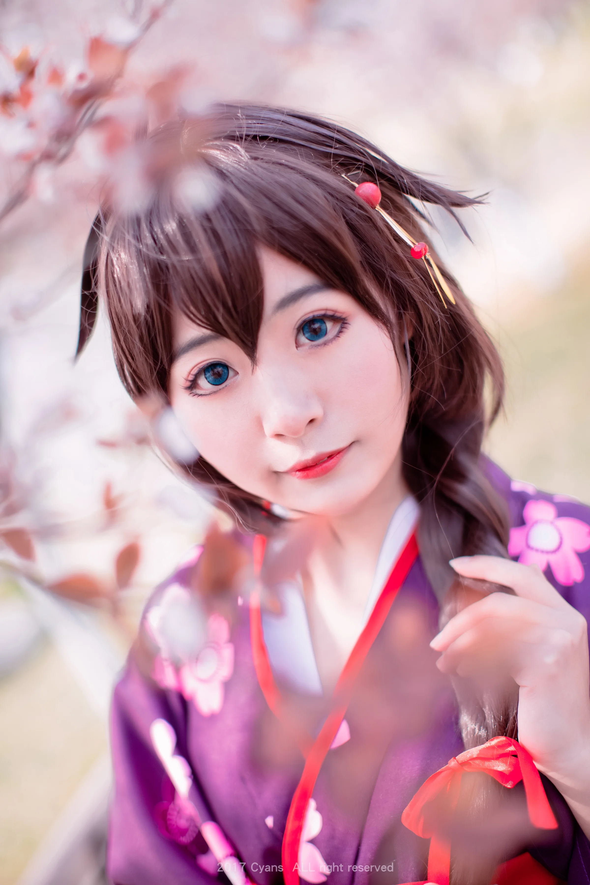 舰娘时雨和服COS写真