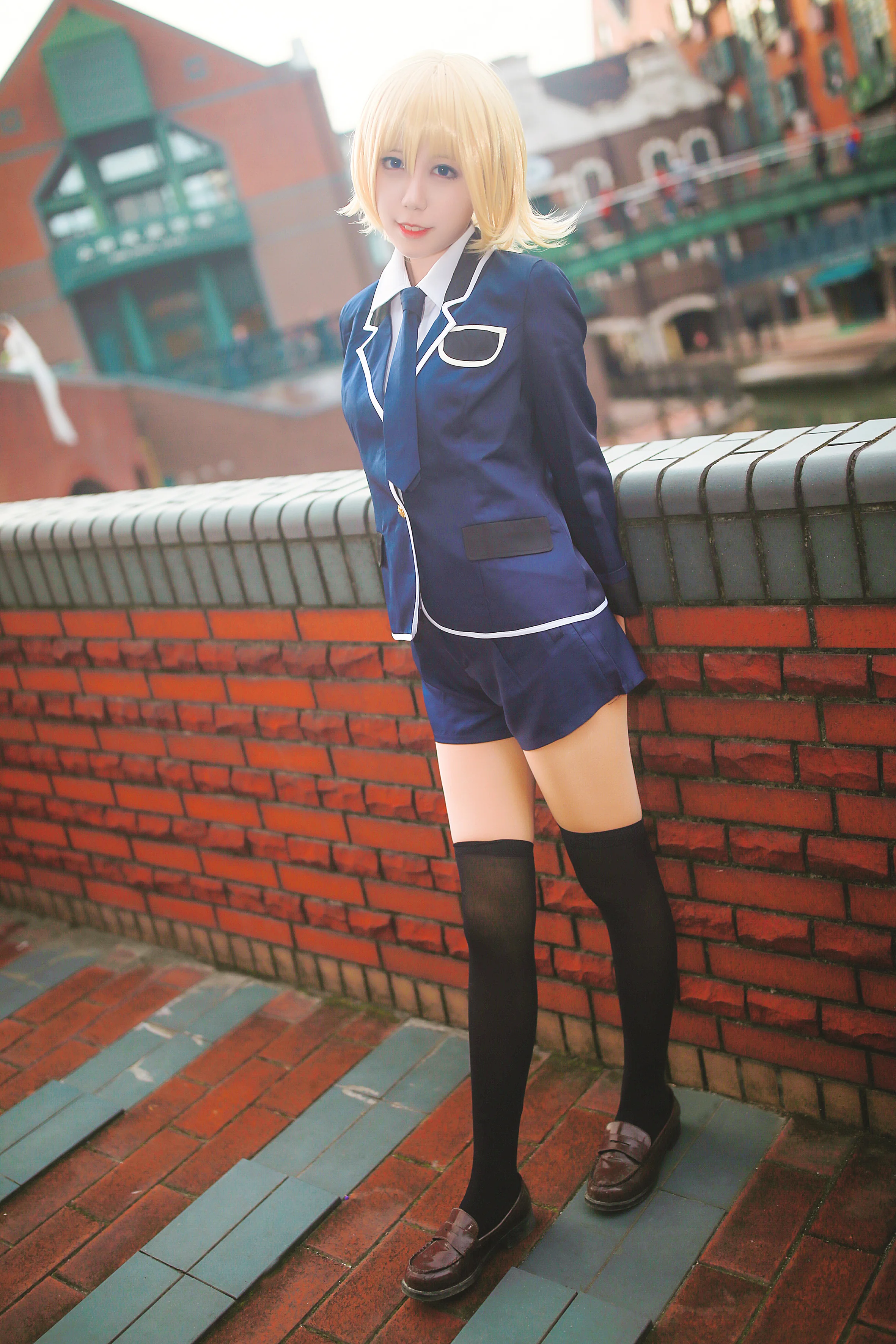 Fate/Apocrypha贞德校服COS写真