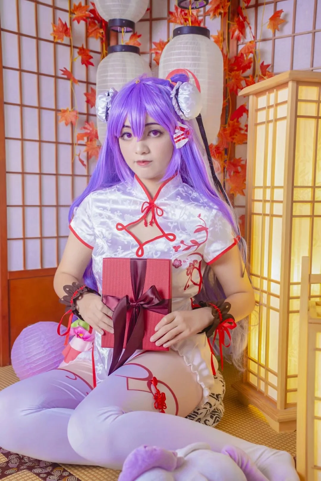 碧蓝航线独角兽旗袍COS写真