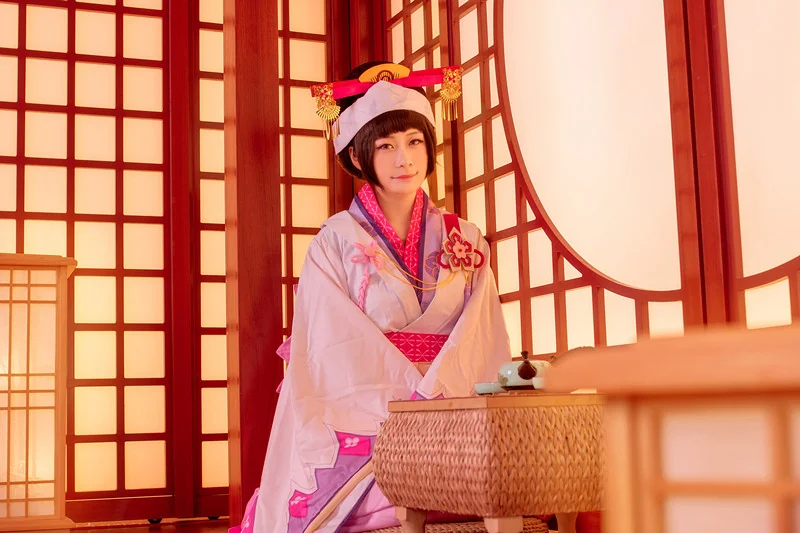 阴阳师樱花妖觉醒COS写真