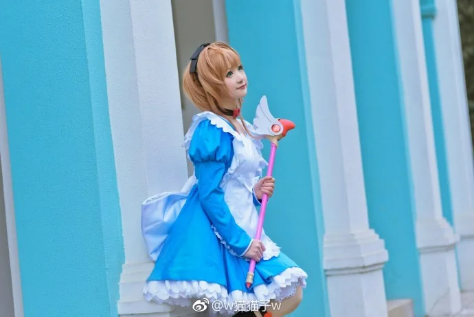 魔卡少女樱小樱爱丽丝COS写真
