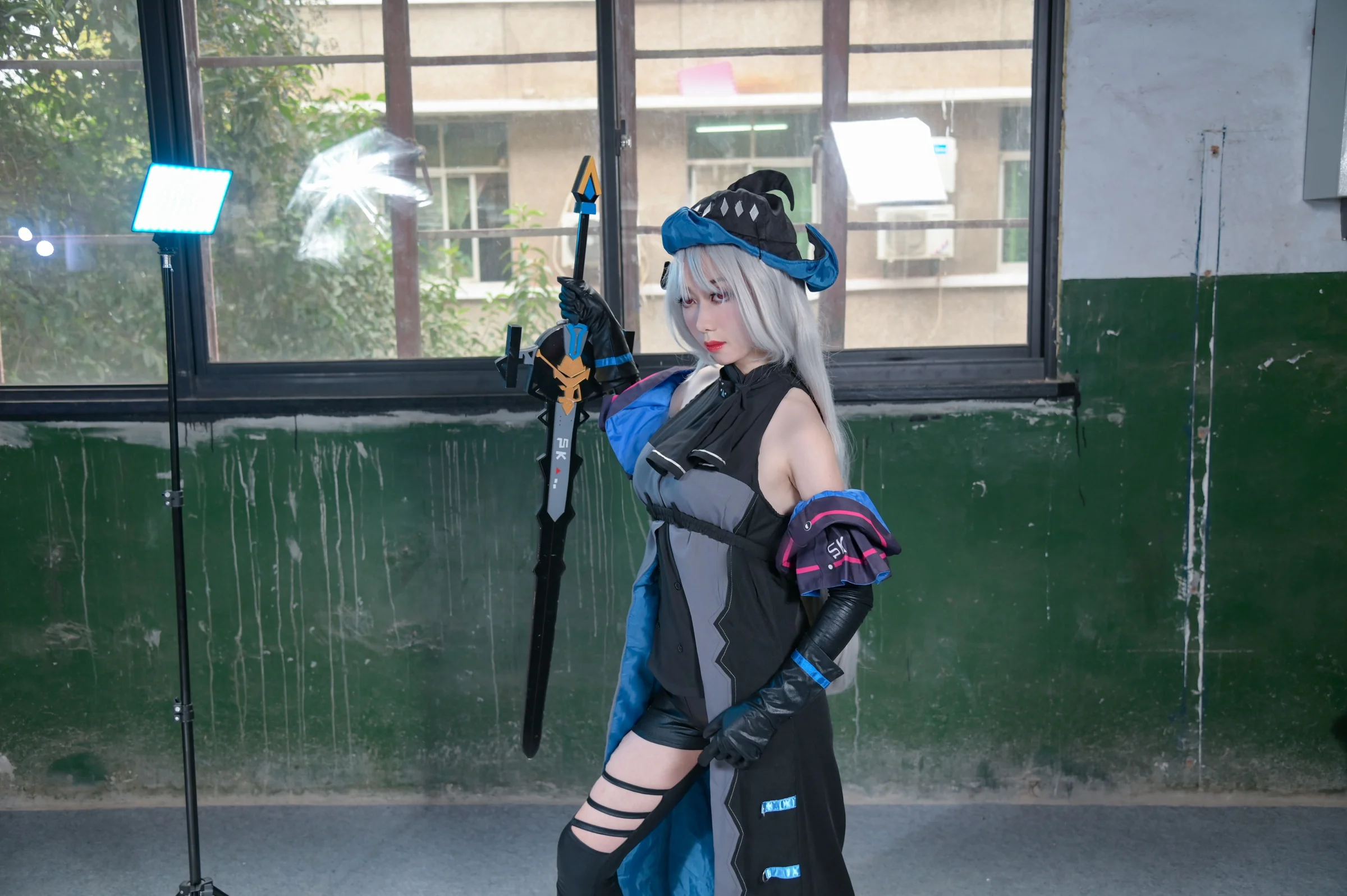 明日方舟 斯卡蒂COS写真