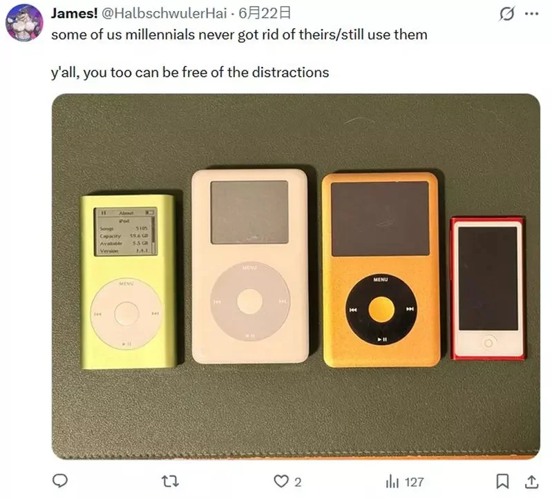 社群風潮《Z世代年輕人的iPod選擇》不為別的就為了閃掉智慧型手機的通知、訊息還有無止盡的演算法｜高清图片集