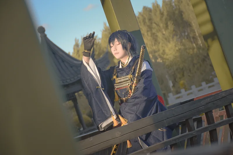 刀剑乱舞三日月宗近COS写真