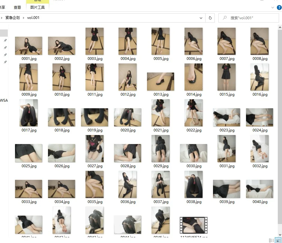 紧急企划vol.001樱樱樱可 ​​​​[45P1V-858MB]｜高清图片集