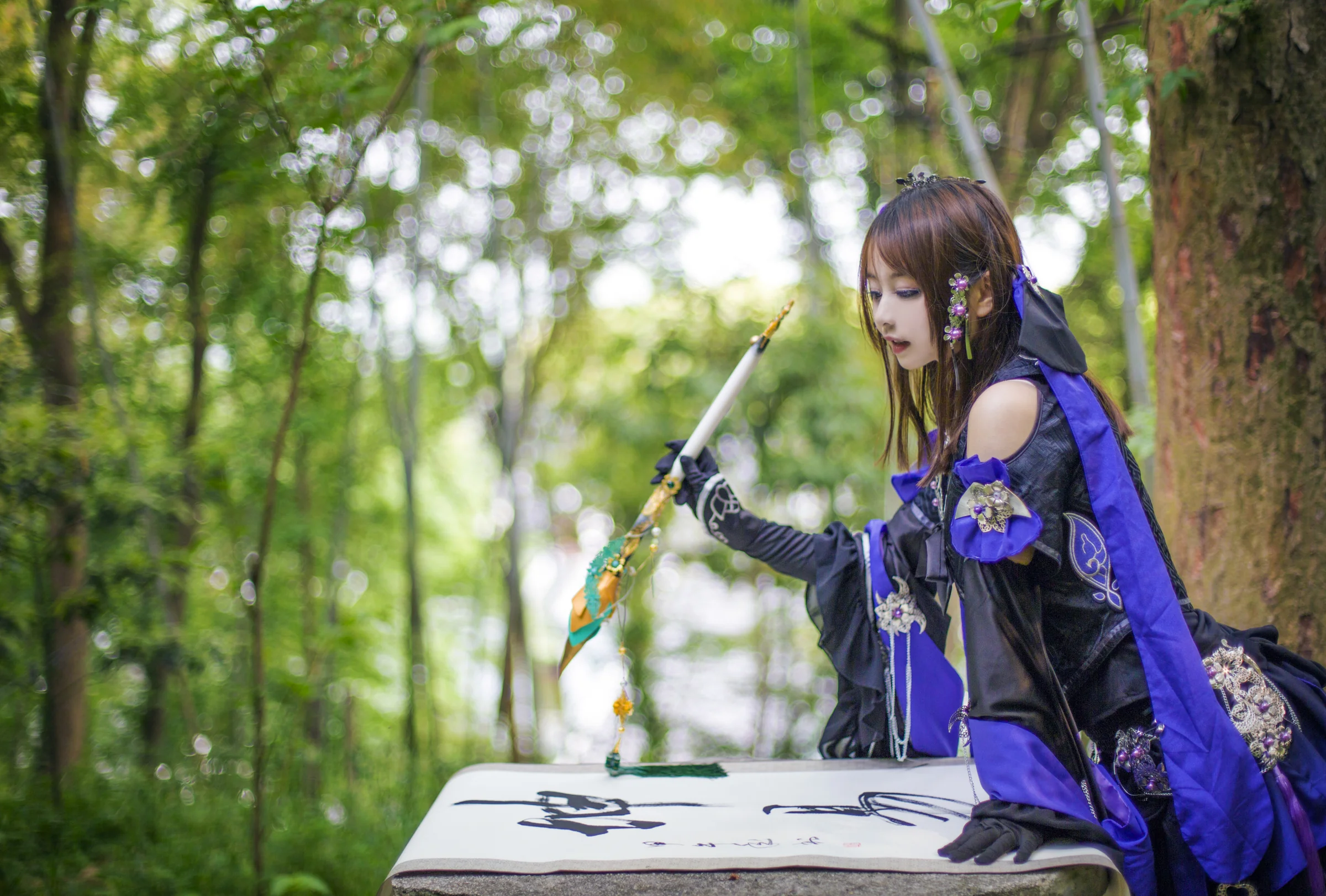 剑三花萝COS写真