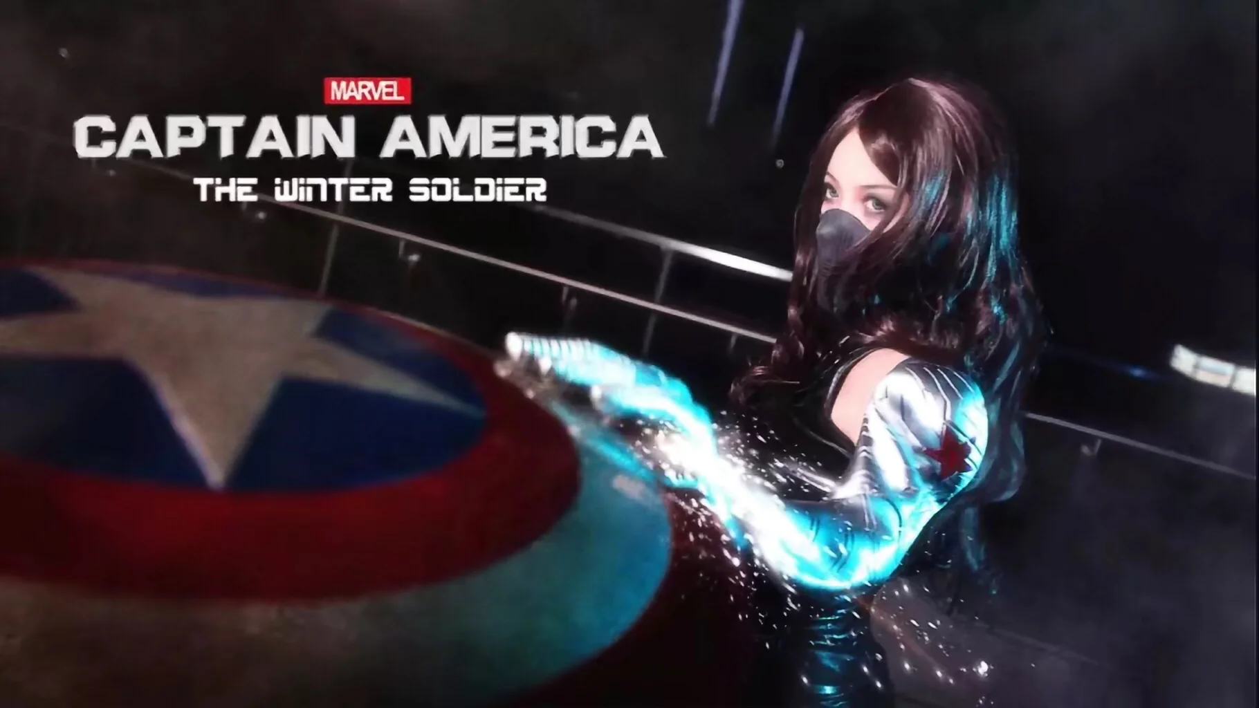 美国队长 冬兵性转COS写真
