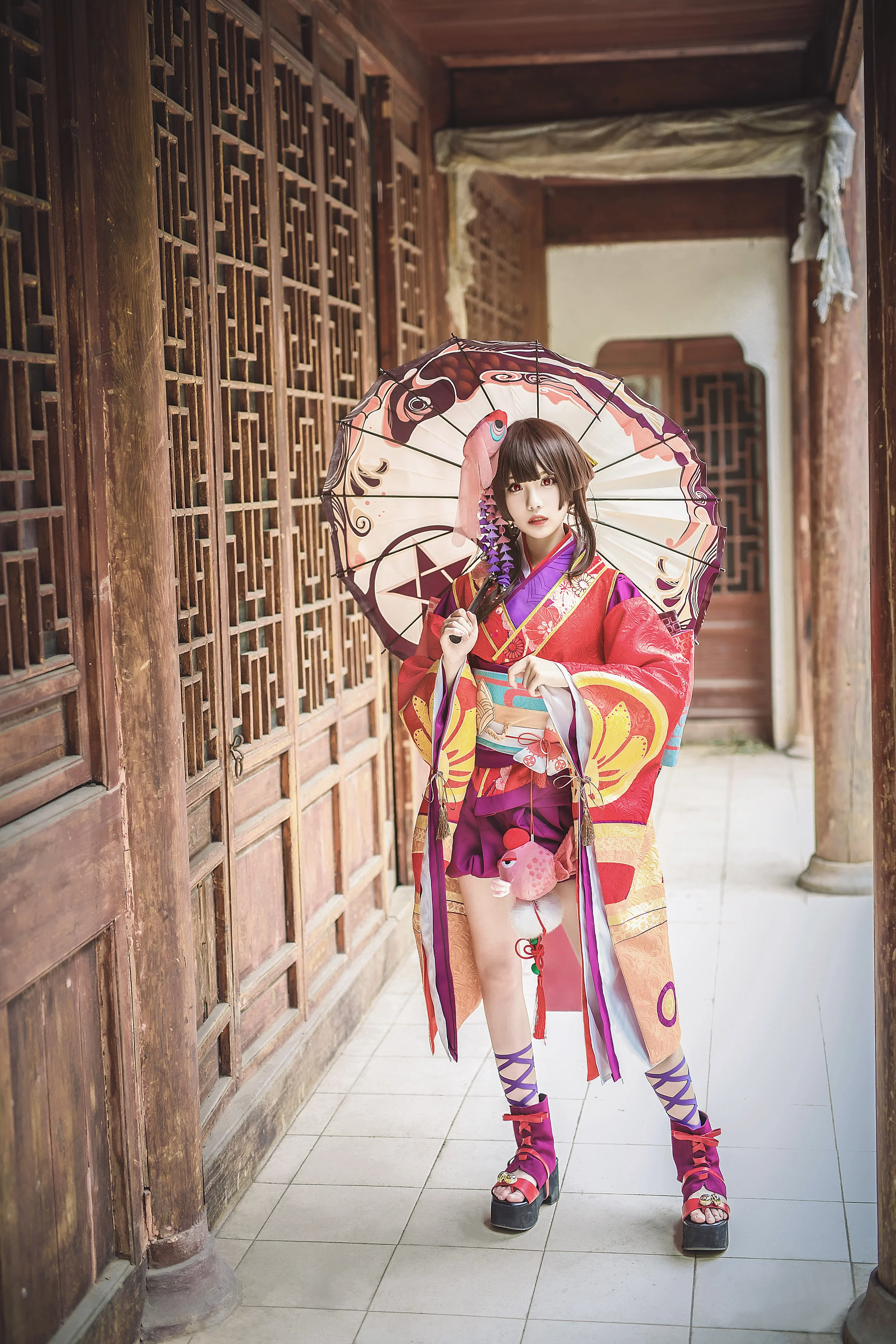 阴阳师神乐COS写真