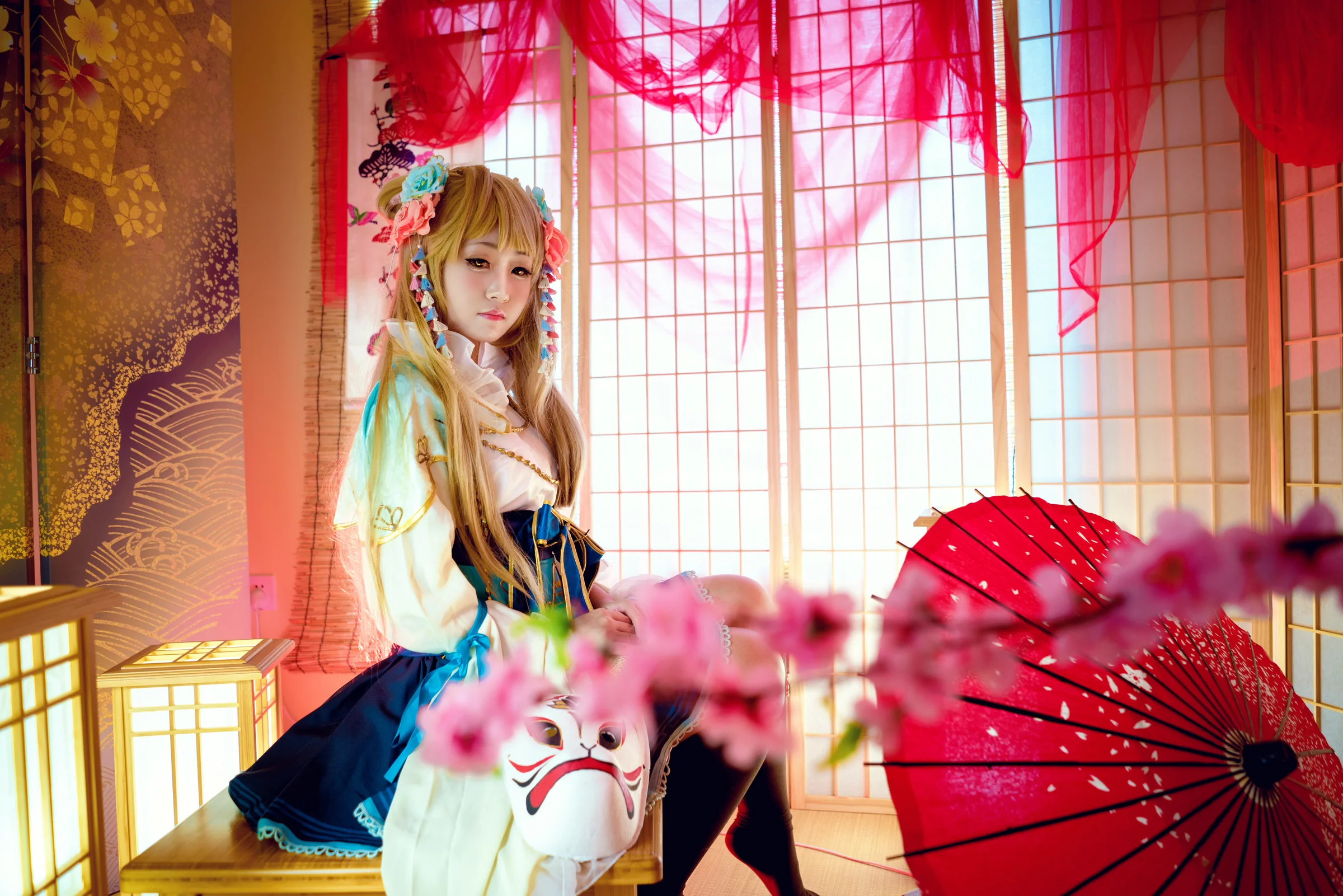 福神觉醒鸟COS写真