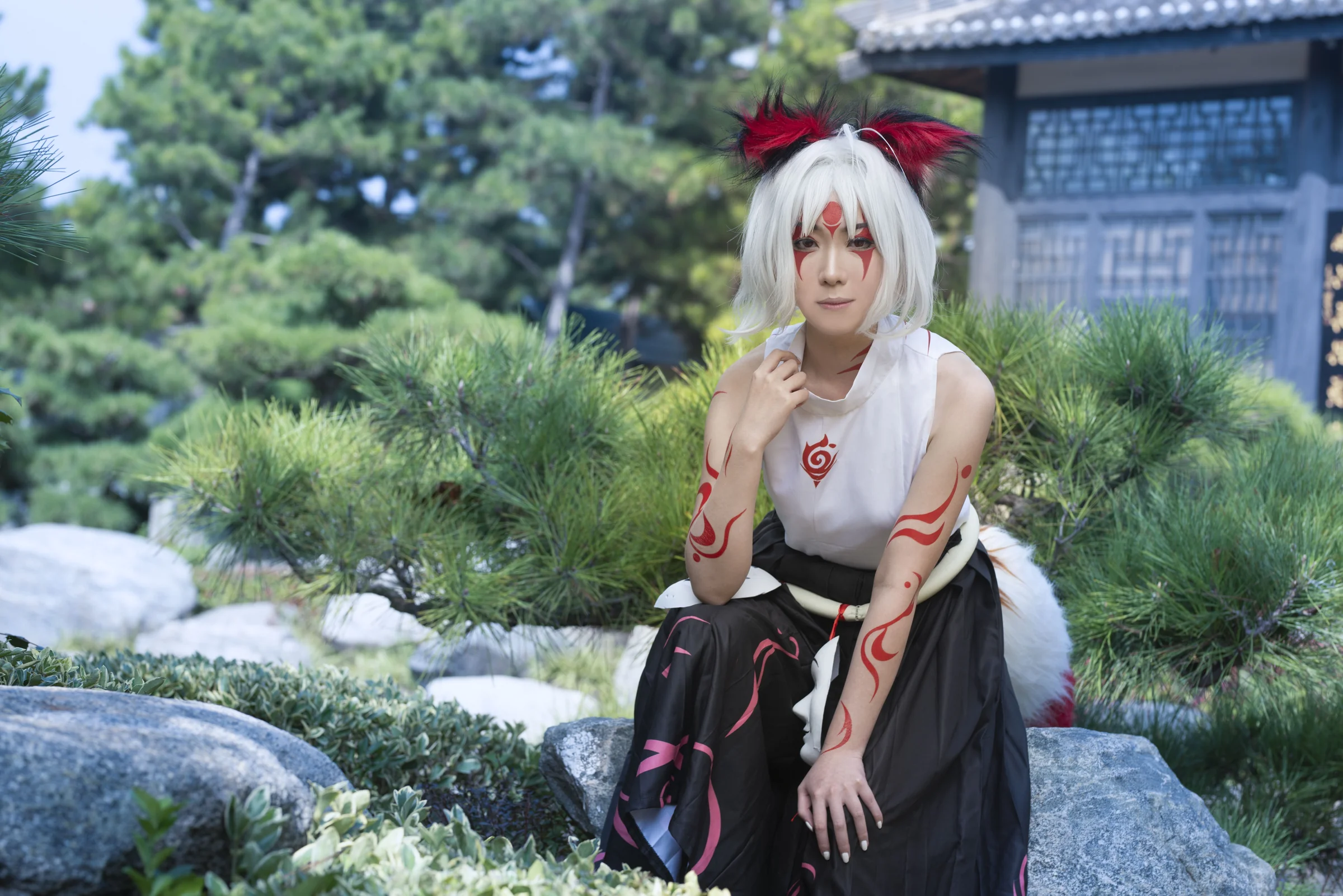阴阳师 白藏主COS写真