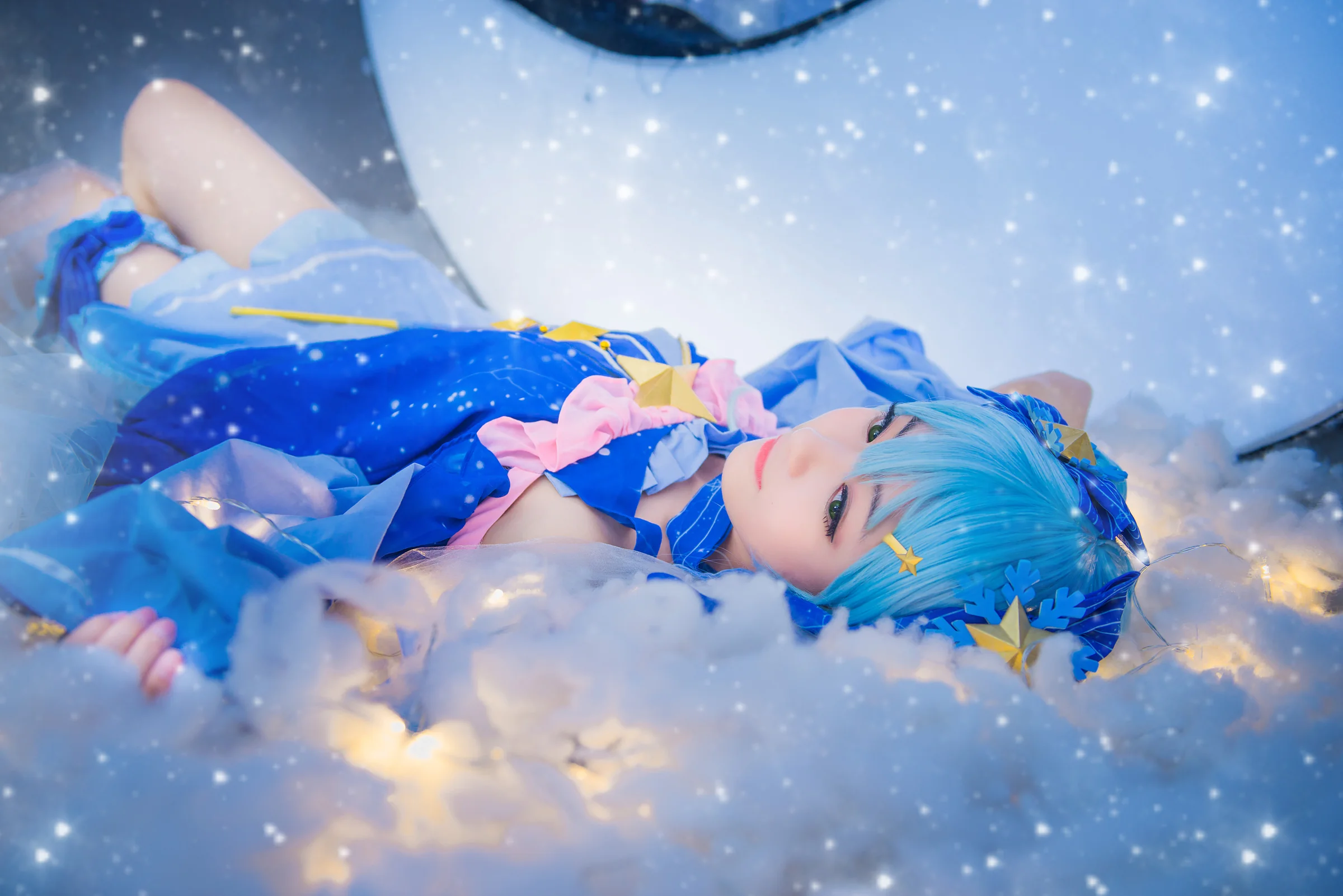 Miku星与雪的公主COS写真