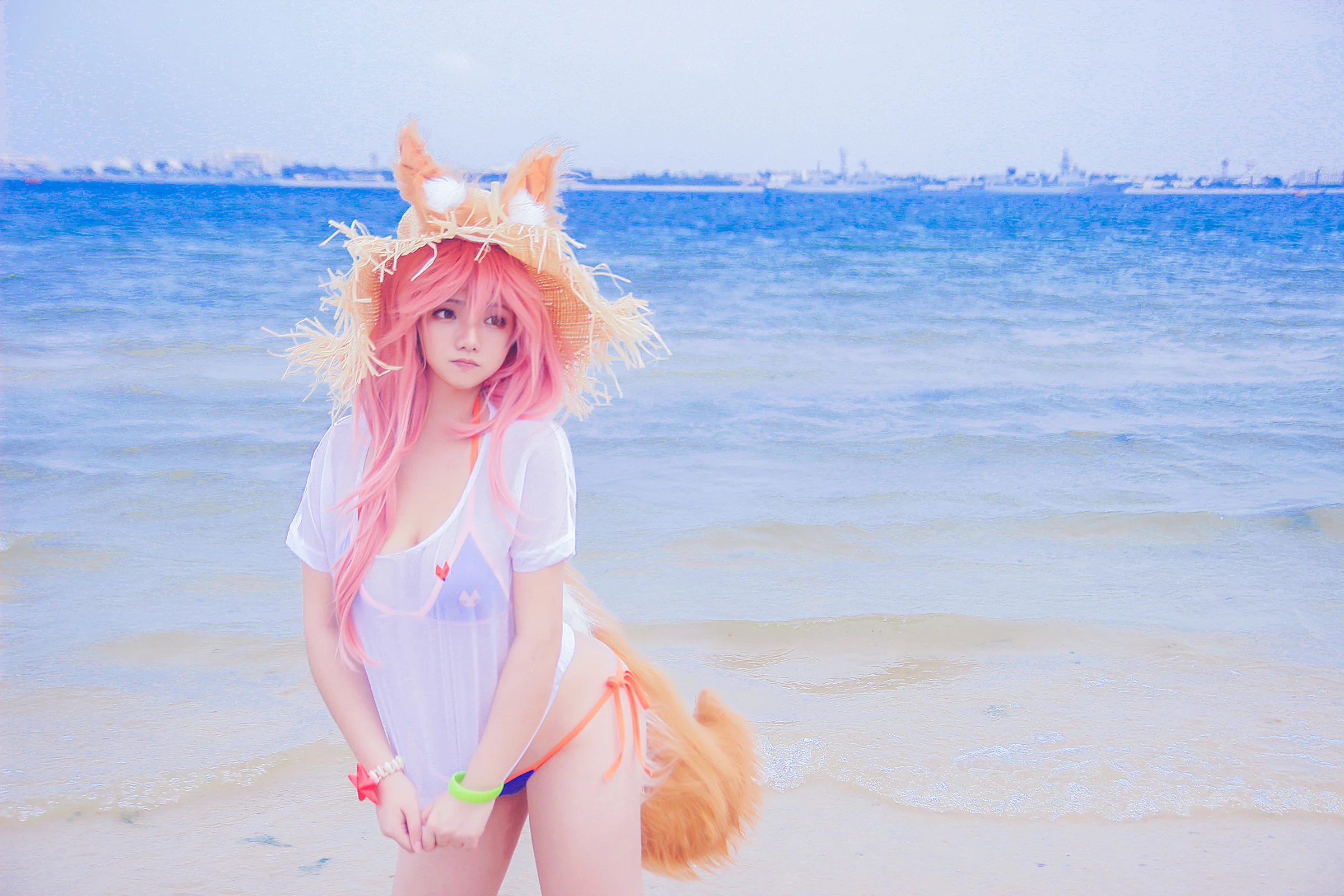 TYA事务所 fgo 玉藻前泳装COS写真 一破