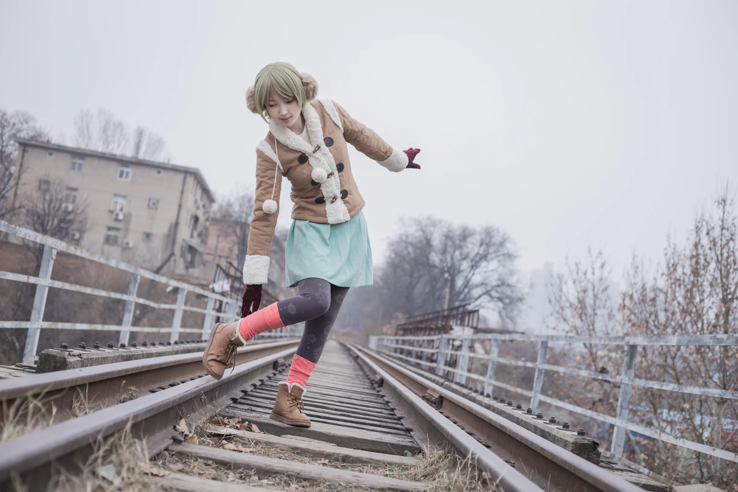 COS写真正片 love live！小泉花阳冬装
