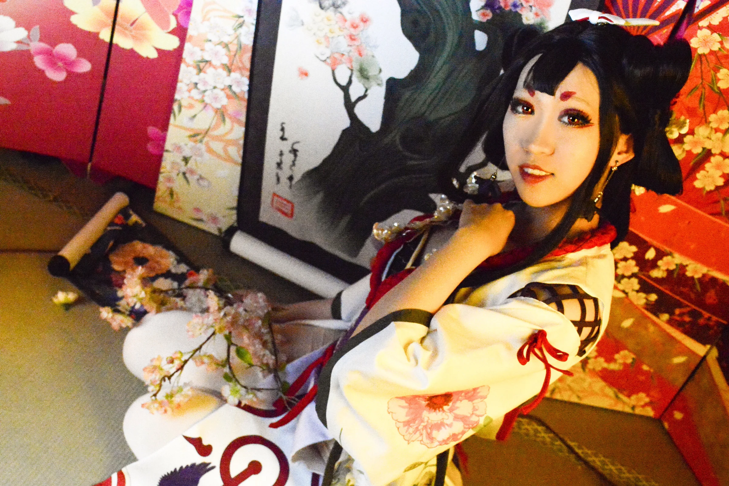 阴阳师花鸟卷COS写真，最喜欢花鸟卷小姐姐了