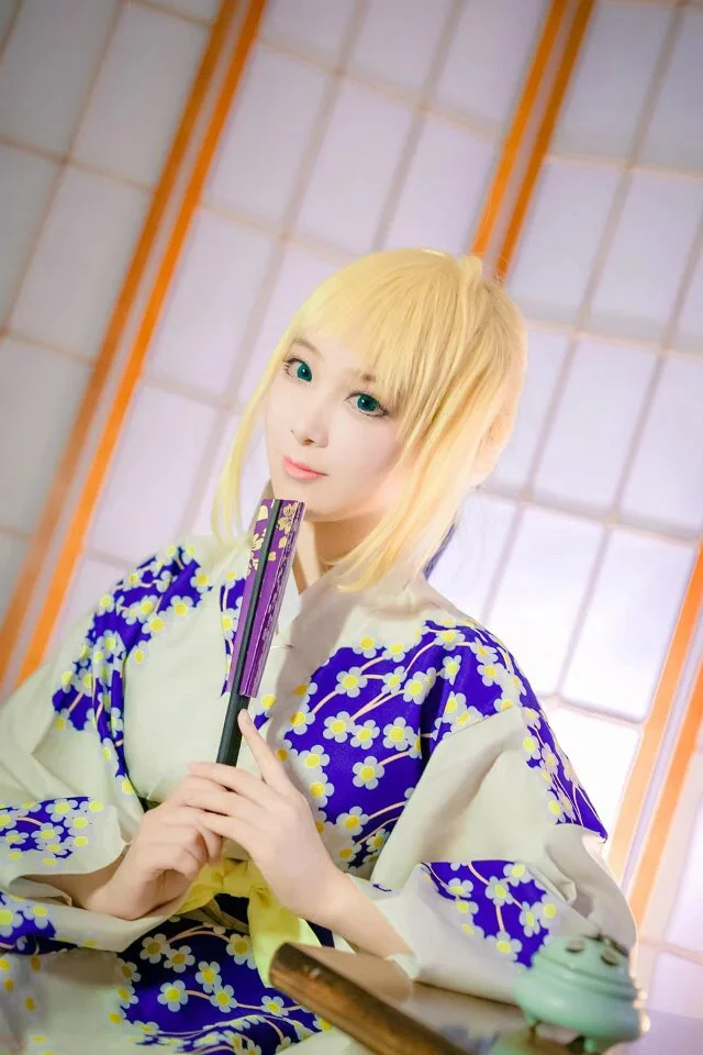 Fate stay night saber和服｜高清图片集