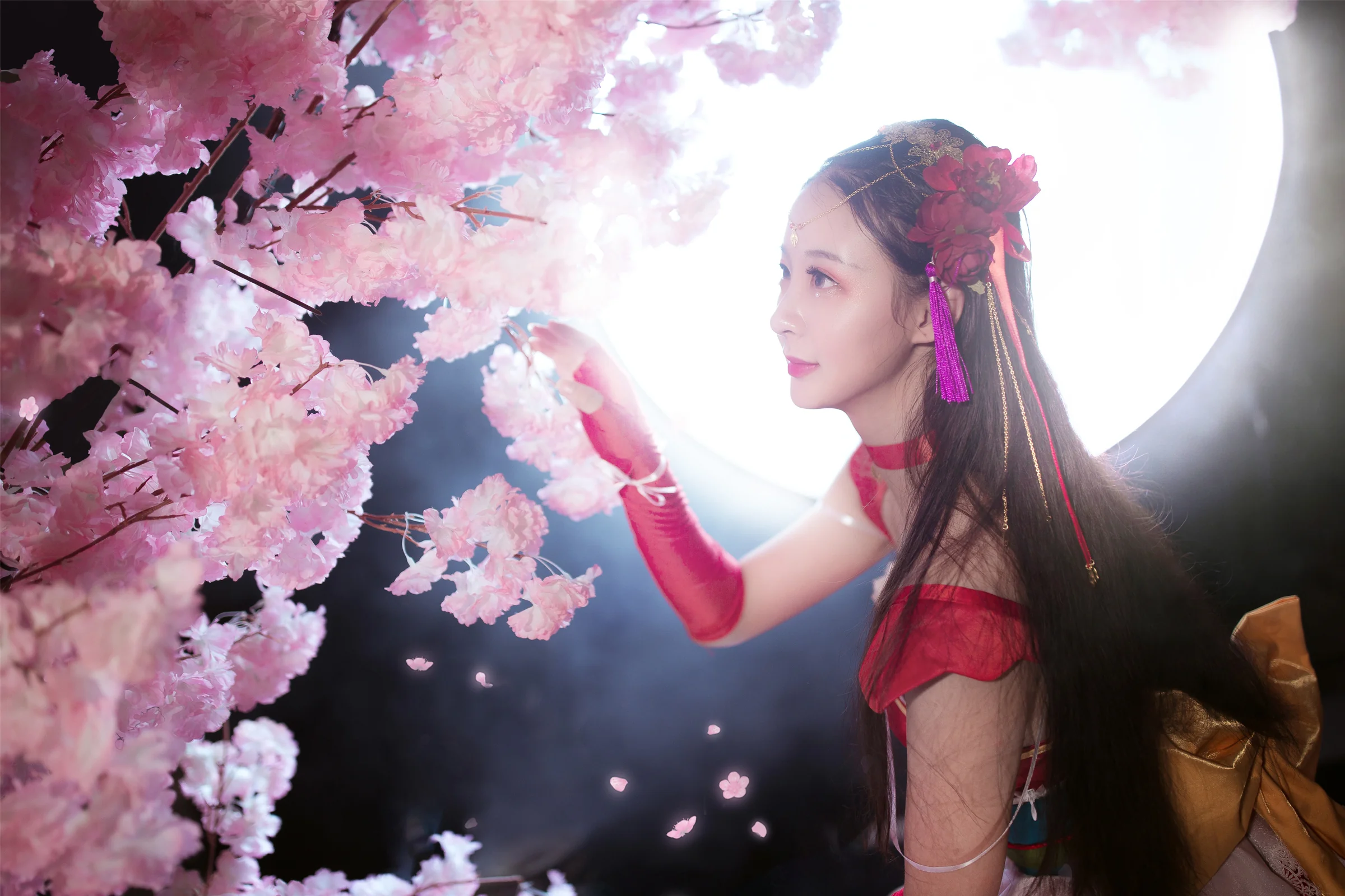 三国杀·小乔·花好月圆COS写真