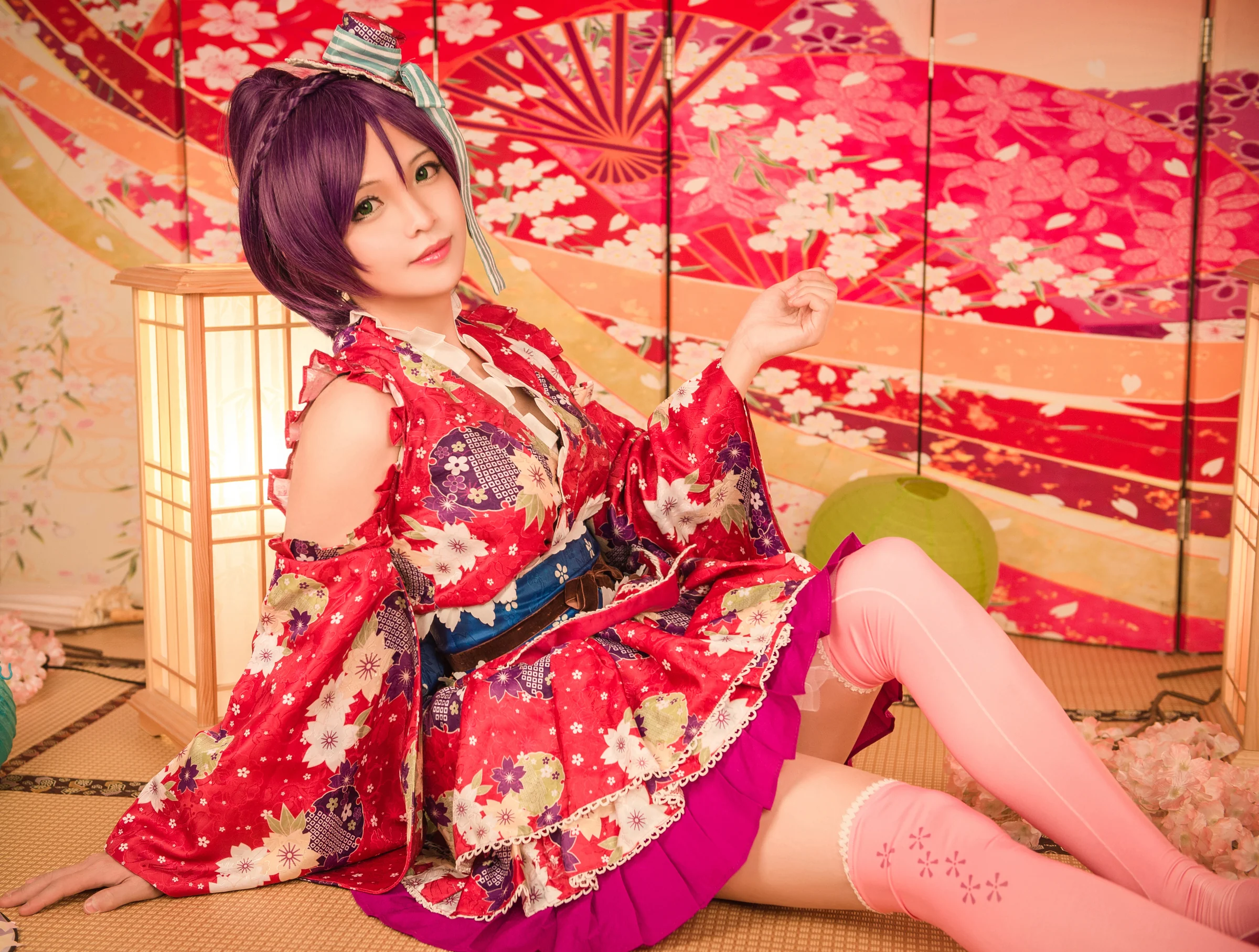 【lovelive！】东条希浴衣觉醒COS写真