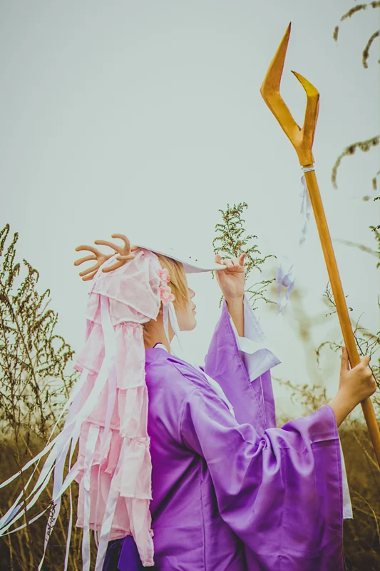 夏目友人帐丰月神/不月神COS写真