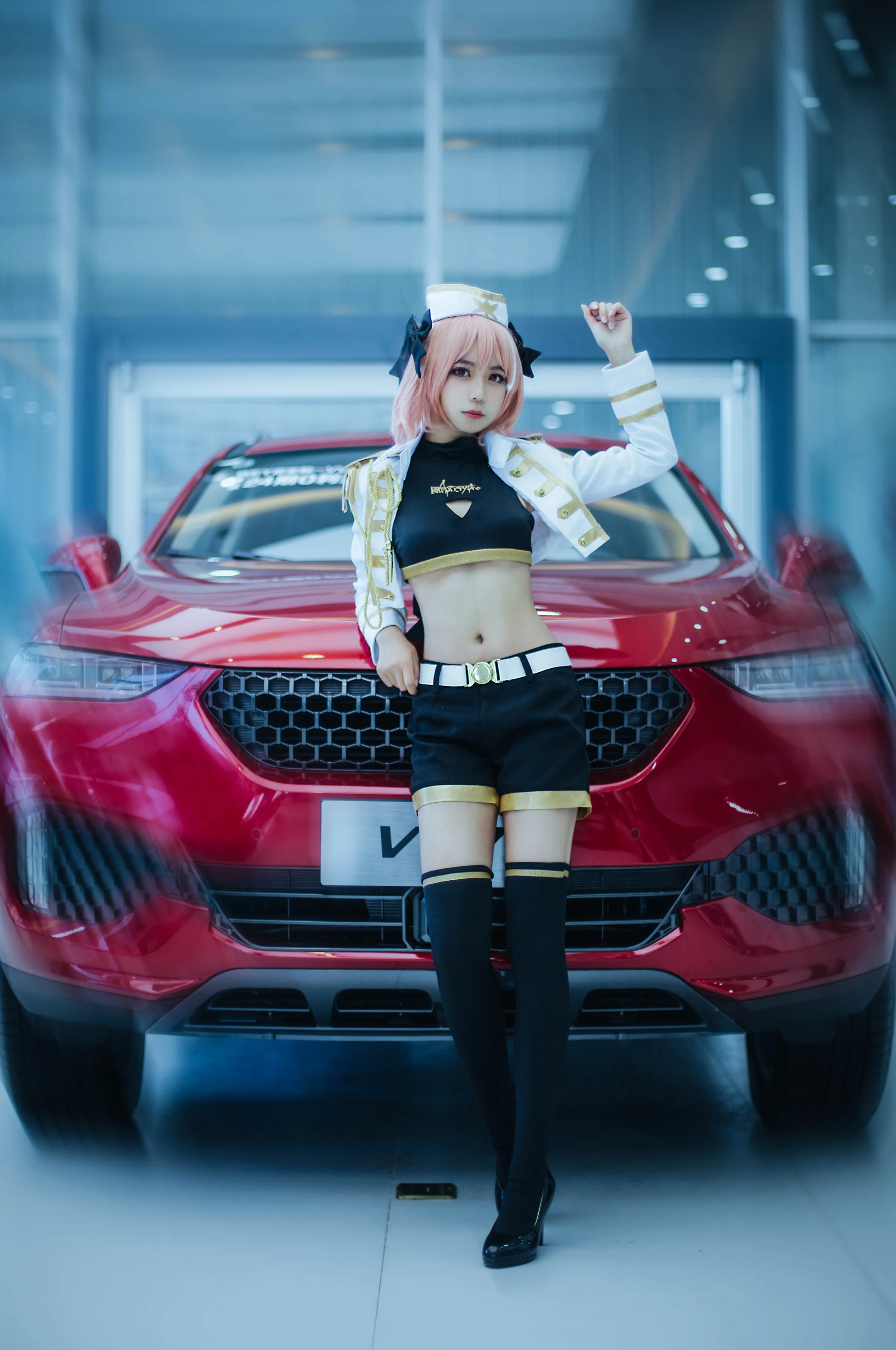 阿福赛车娘COS写真