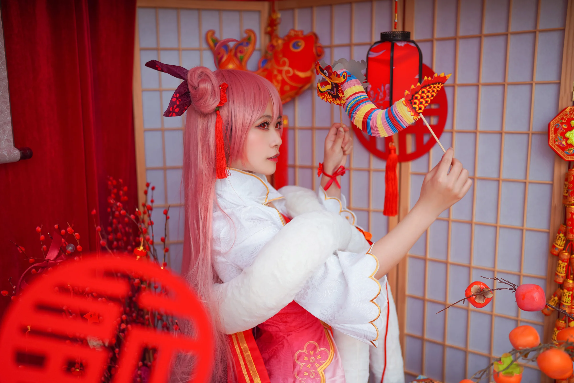 《约会大作战》五河琴里 新年旗袍COS写真