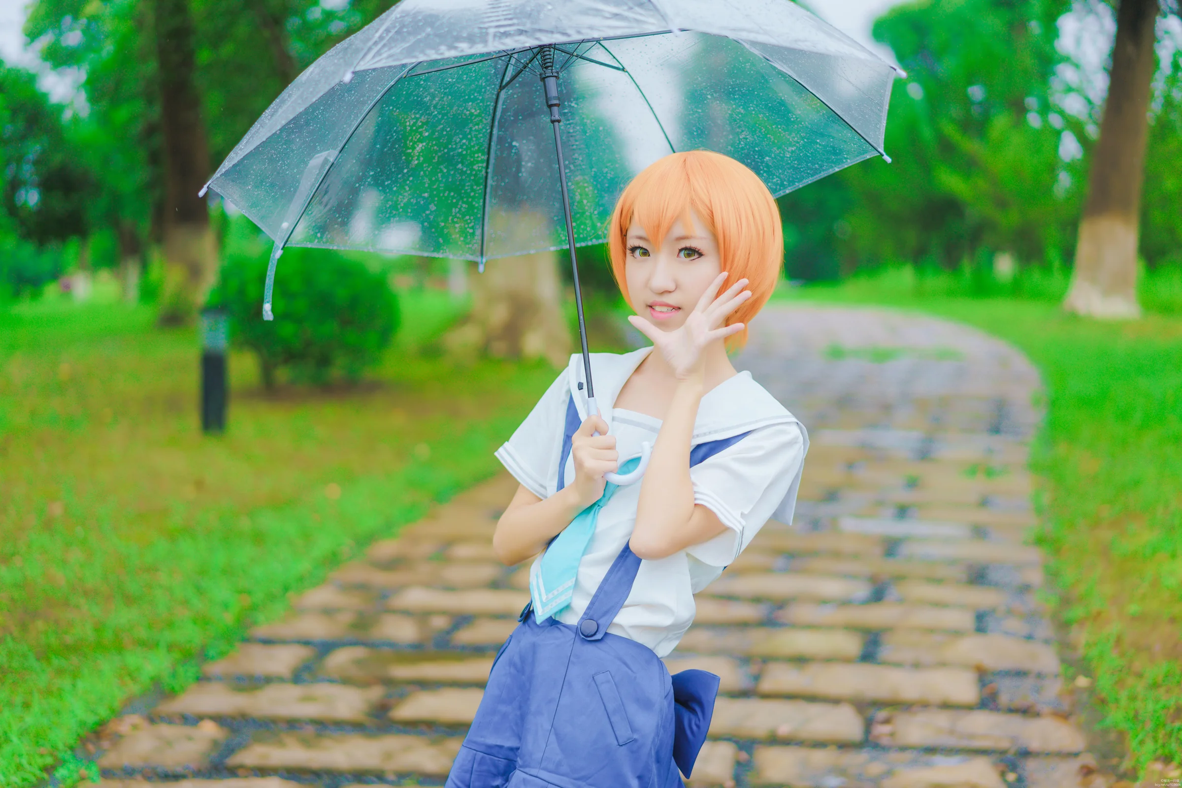 lovelive星空凛海军未觉醒COS写真