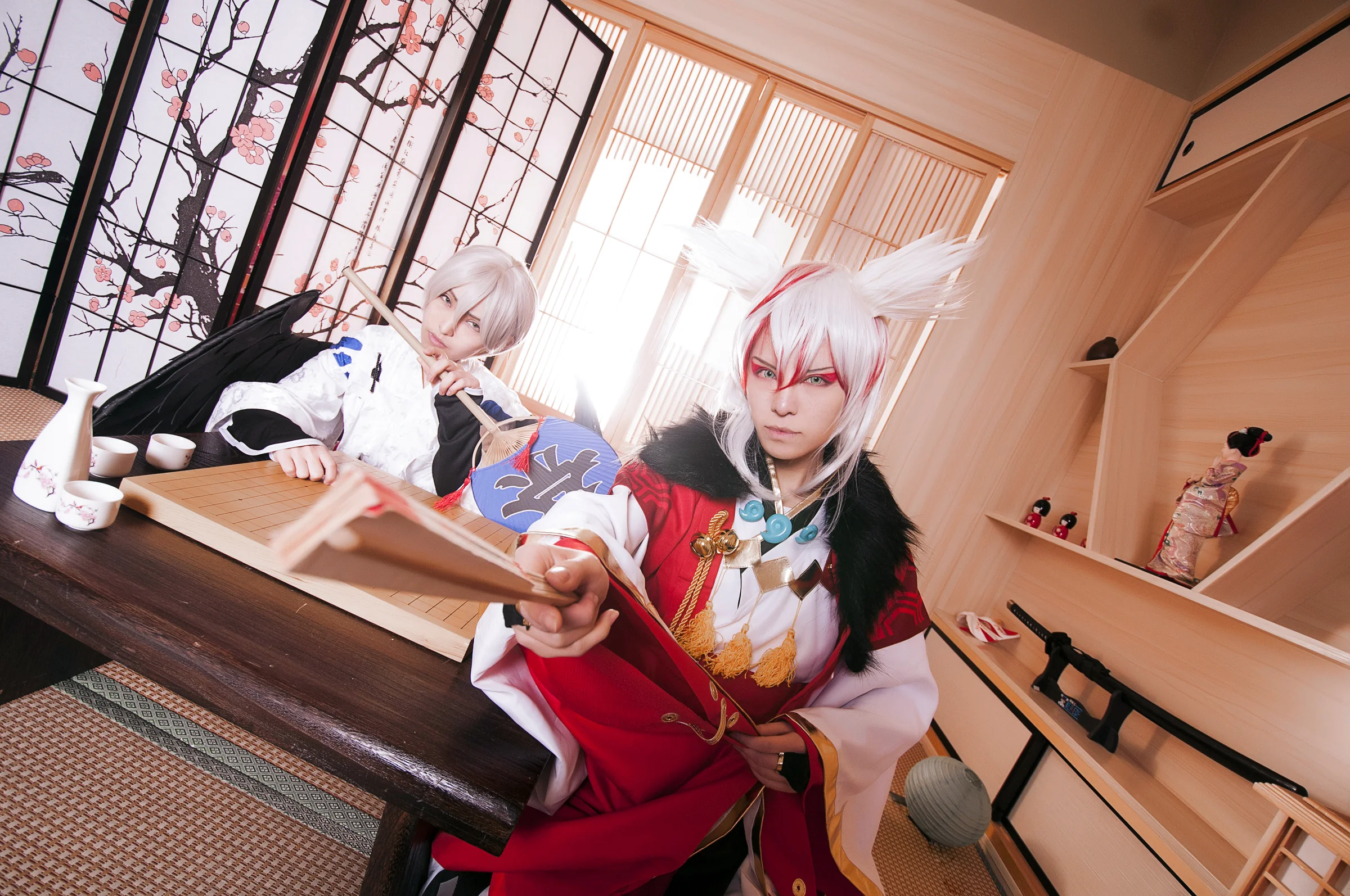 阴阳师手游妖狐x大天狗COS写真
