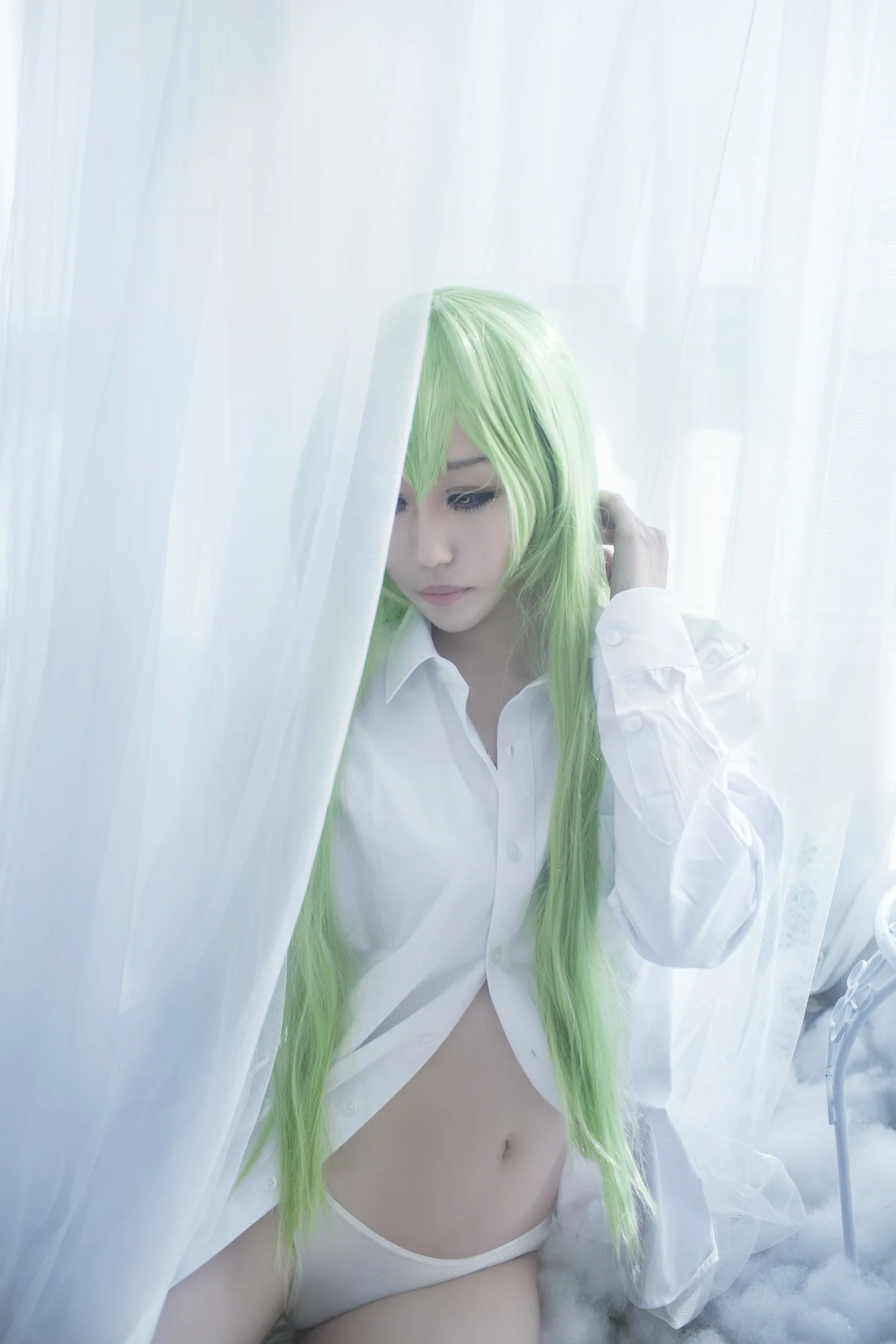 叛逆的鲁鲁修C.C.白衬衫ver COS写真