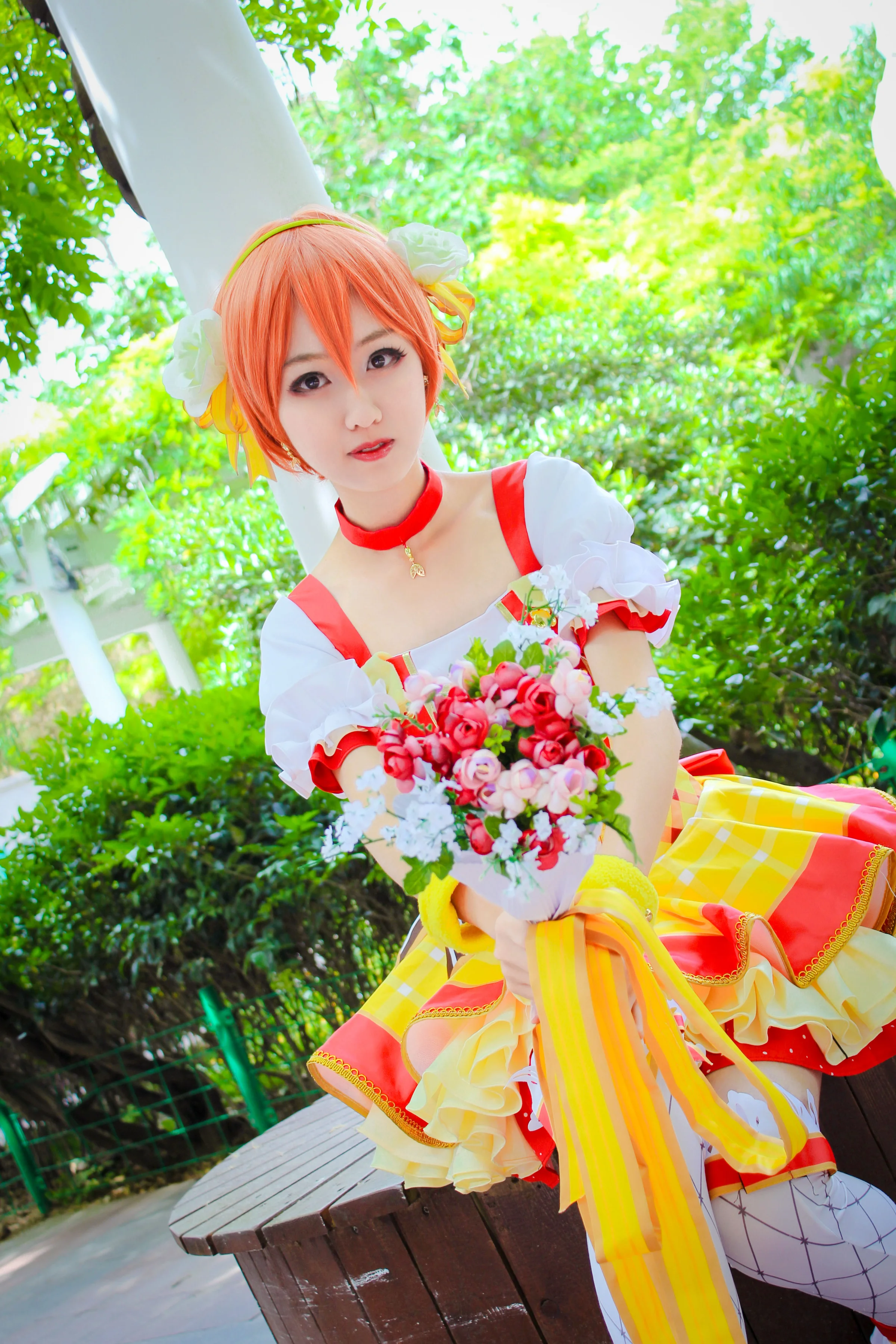 lovelive星空凛COS写真，青春活泼