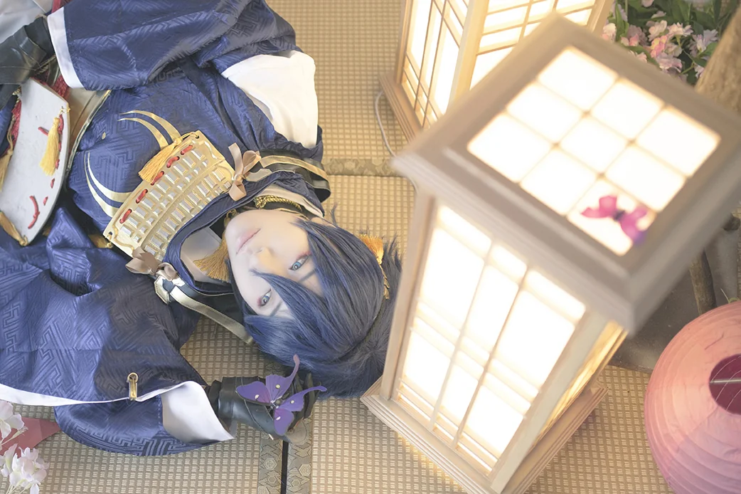 刀剑乱舞三日月宗近COS写真