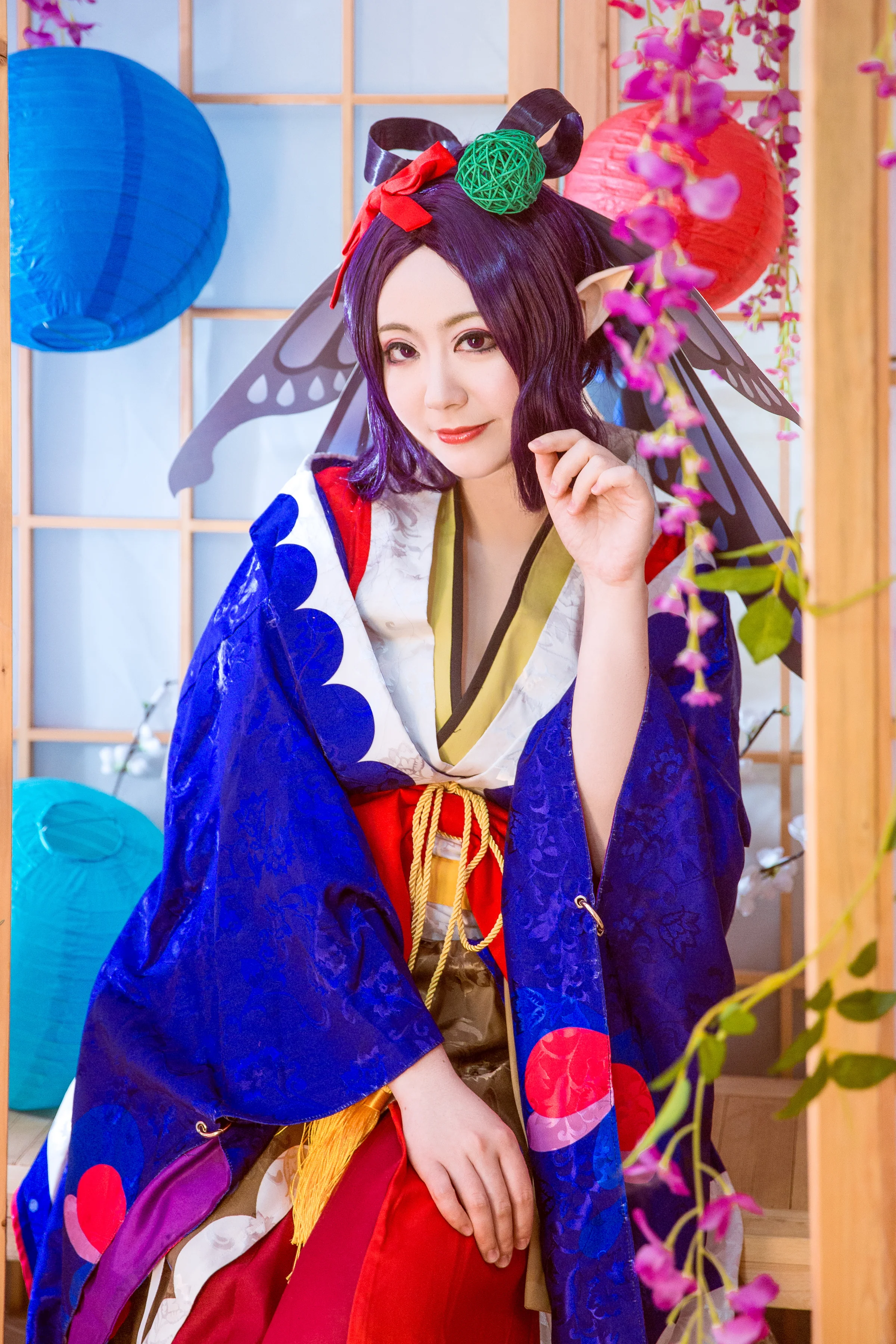 阴阳师蝴蝶精COS写真