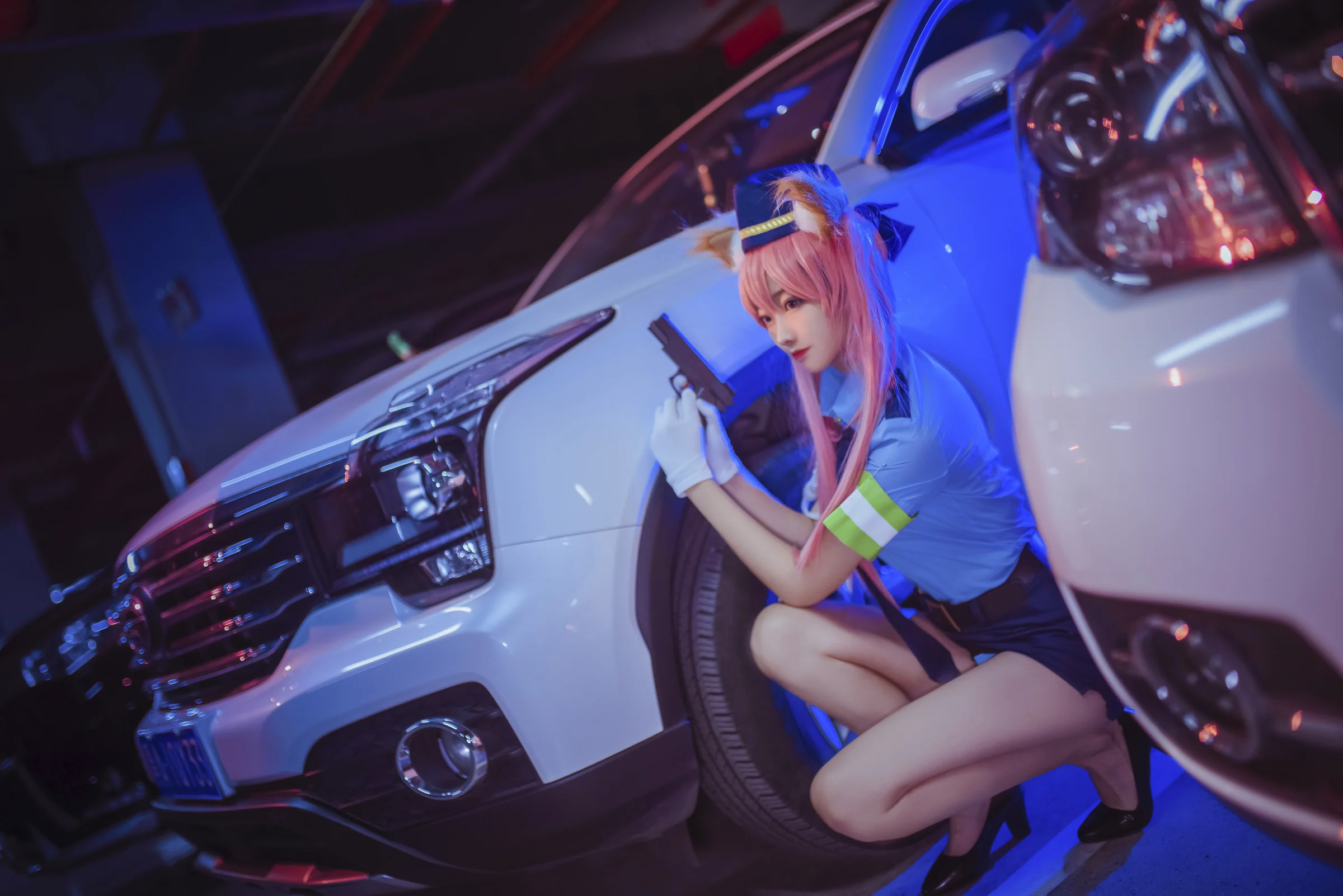 玉藻前女警COS写真