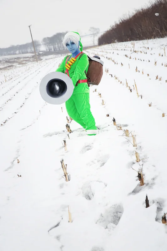 英雄联盟LOL麦林炮手冰雪节COS写真