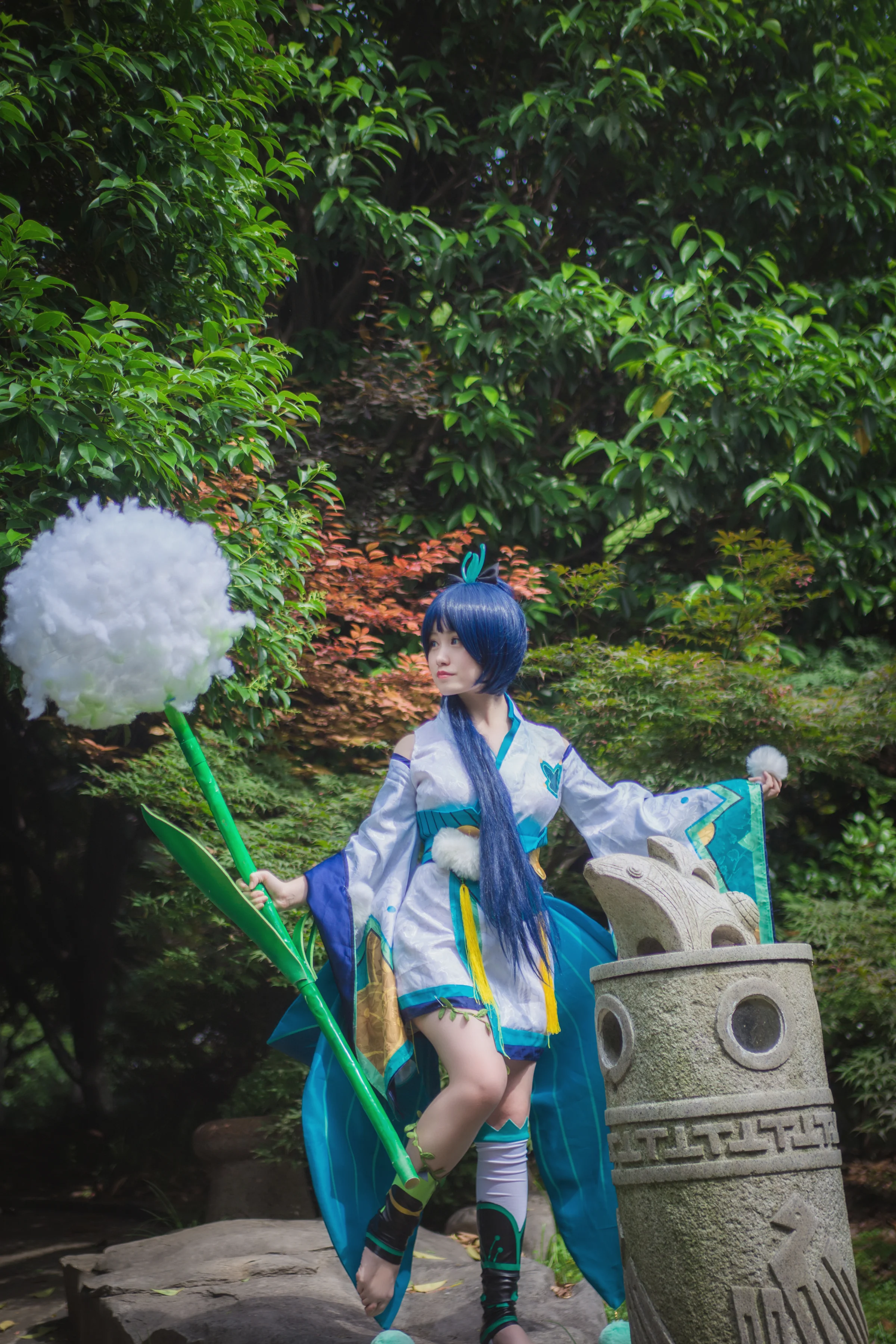 《阴阳师》萤草COS写真
