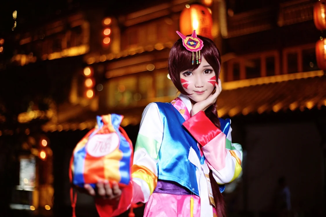 守望先锋旧正dva COS写真